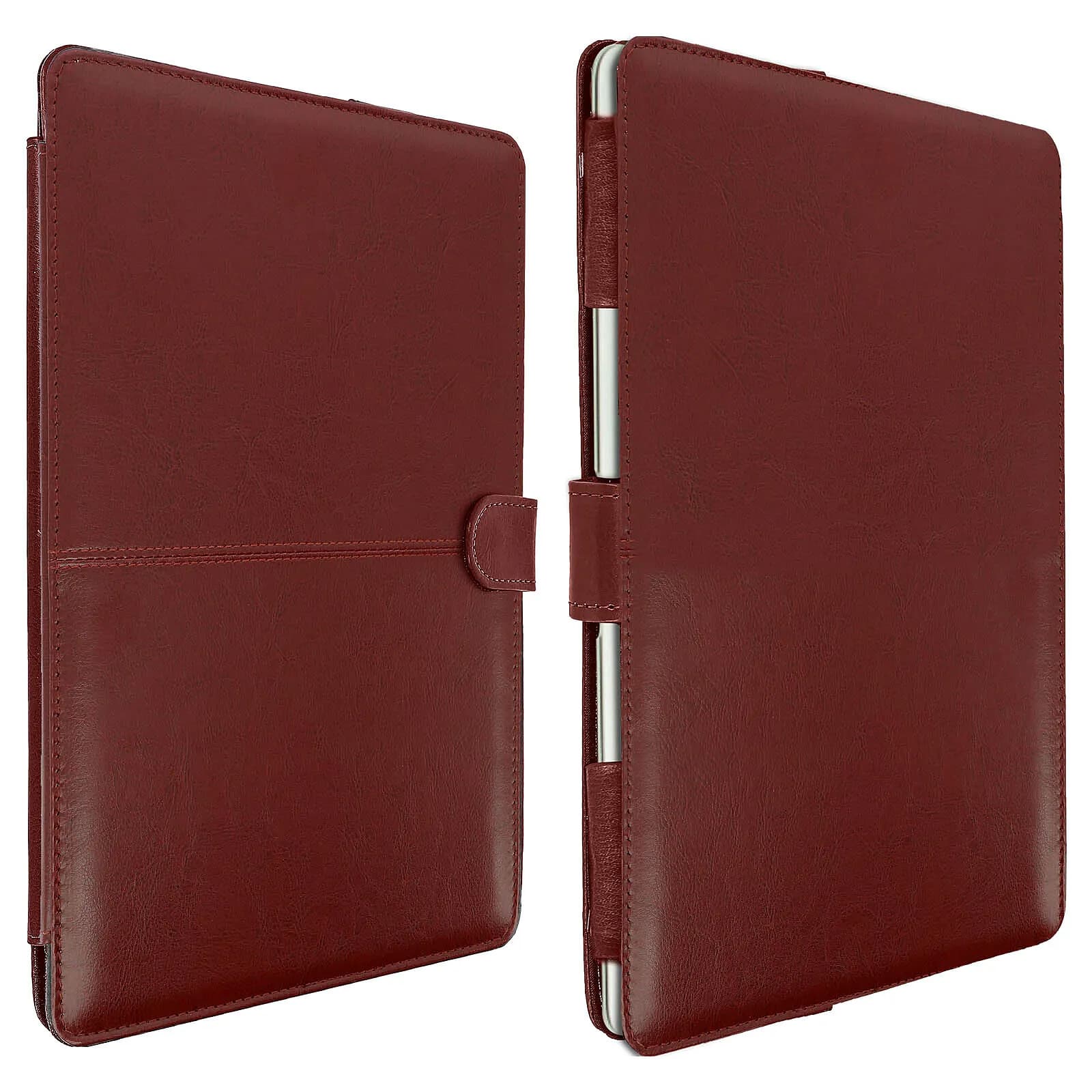 Étui Style Vintage Fermeture aimantée pour MacBook Air 13 2020 / 2019 / 2018 Marron