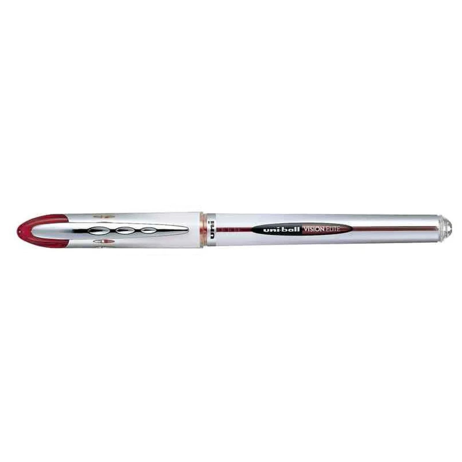 UNI-BALL Roller encre liquide Vision Elite UB200 pointe moyenne 0,8mm rouge