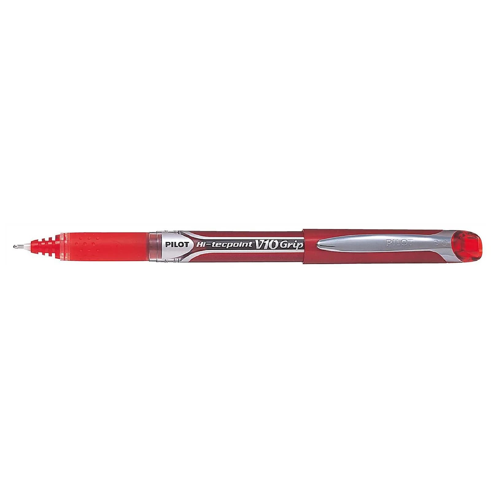 PILOT Stylo roller Hi-Tec V10 grip pointe aiguille rouge