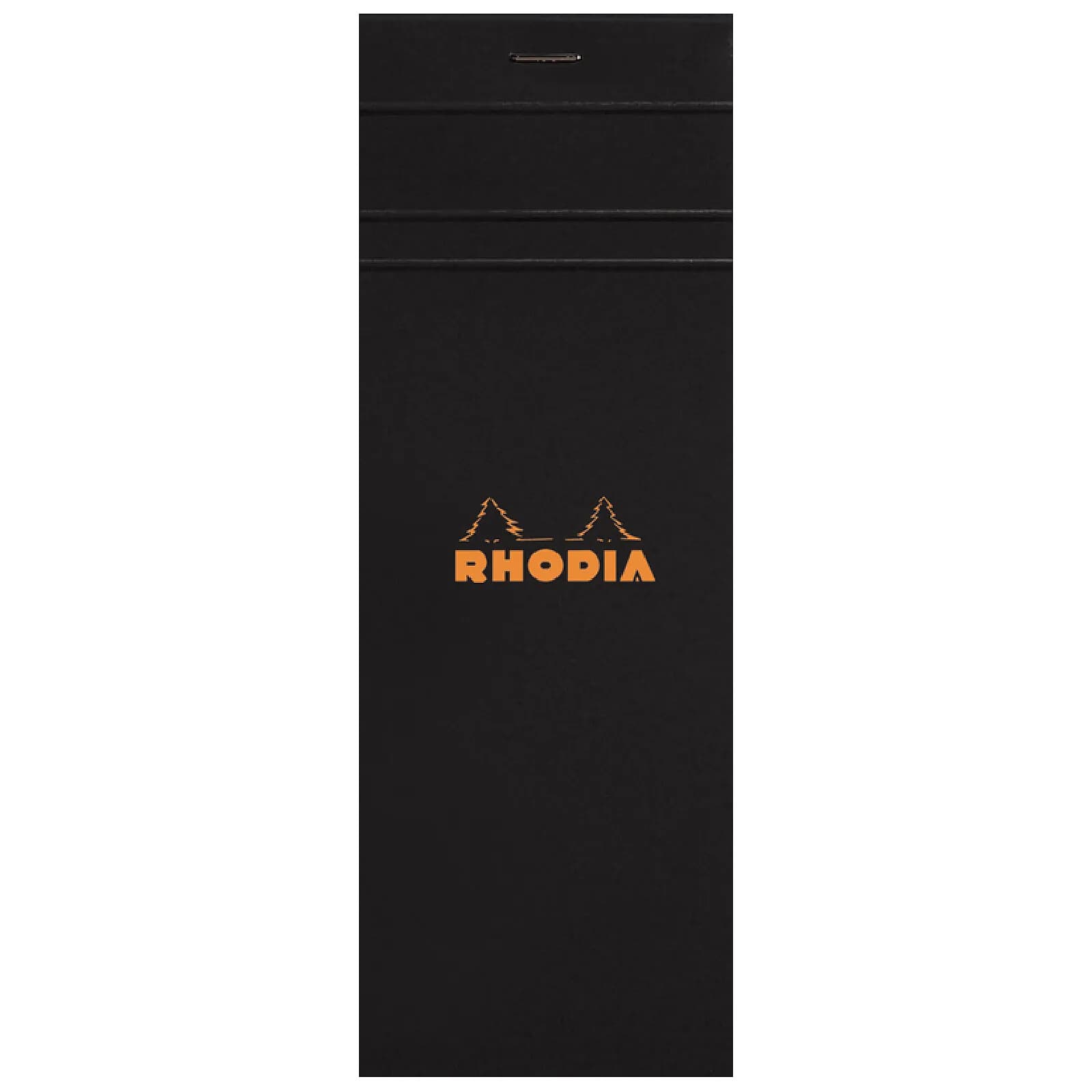 RHODIA bloc noir n°8 7,4x21 80 feuilles agrafées 80g Q.5x5 noir