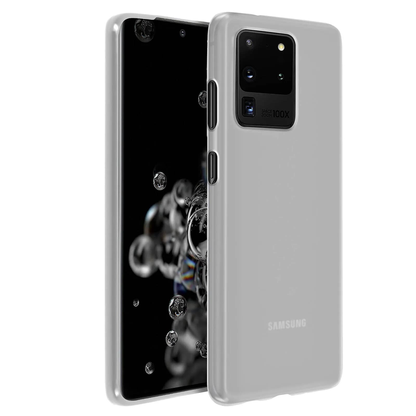 Avizar Coque pour Samsung Galaxy S20 Ultra Silicone Gel Flexible Résistant Ultra fine