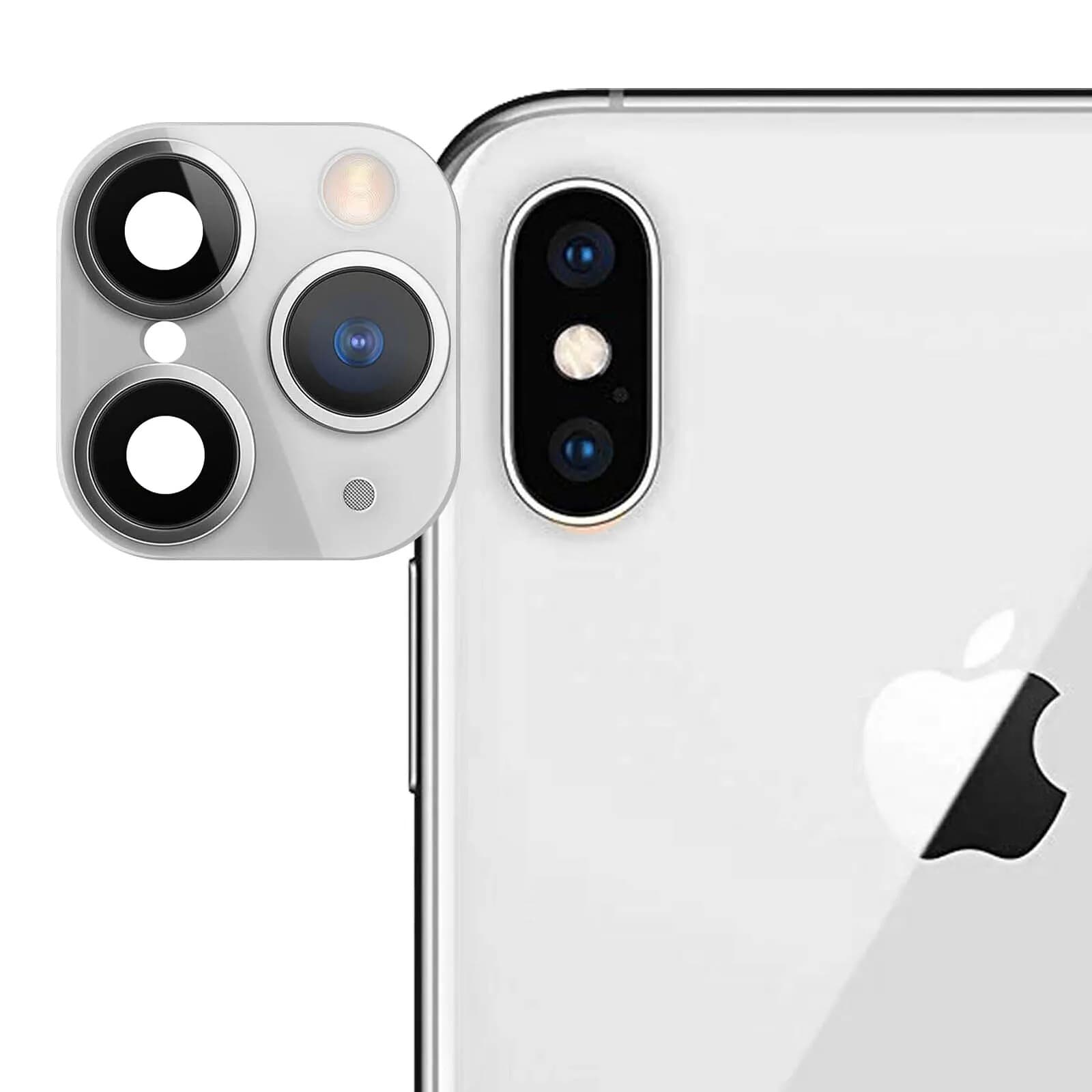 Avizar Faux Appareil Photo pour iPhone 11 Pro Autocollant Protège Caméra en Verre