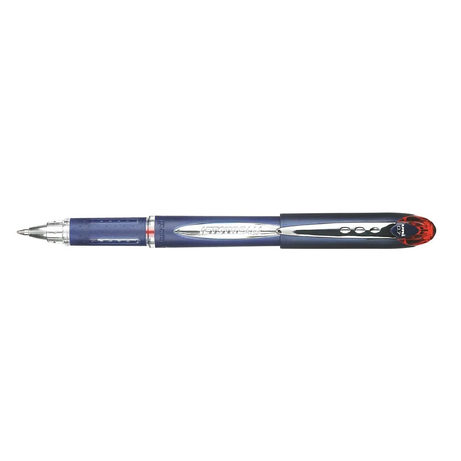 UNI-BALL Roller encre Jetstream SX217 avec grip pointe fine 0,7mm rouge