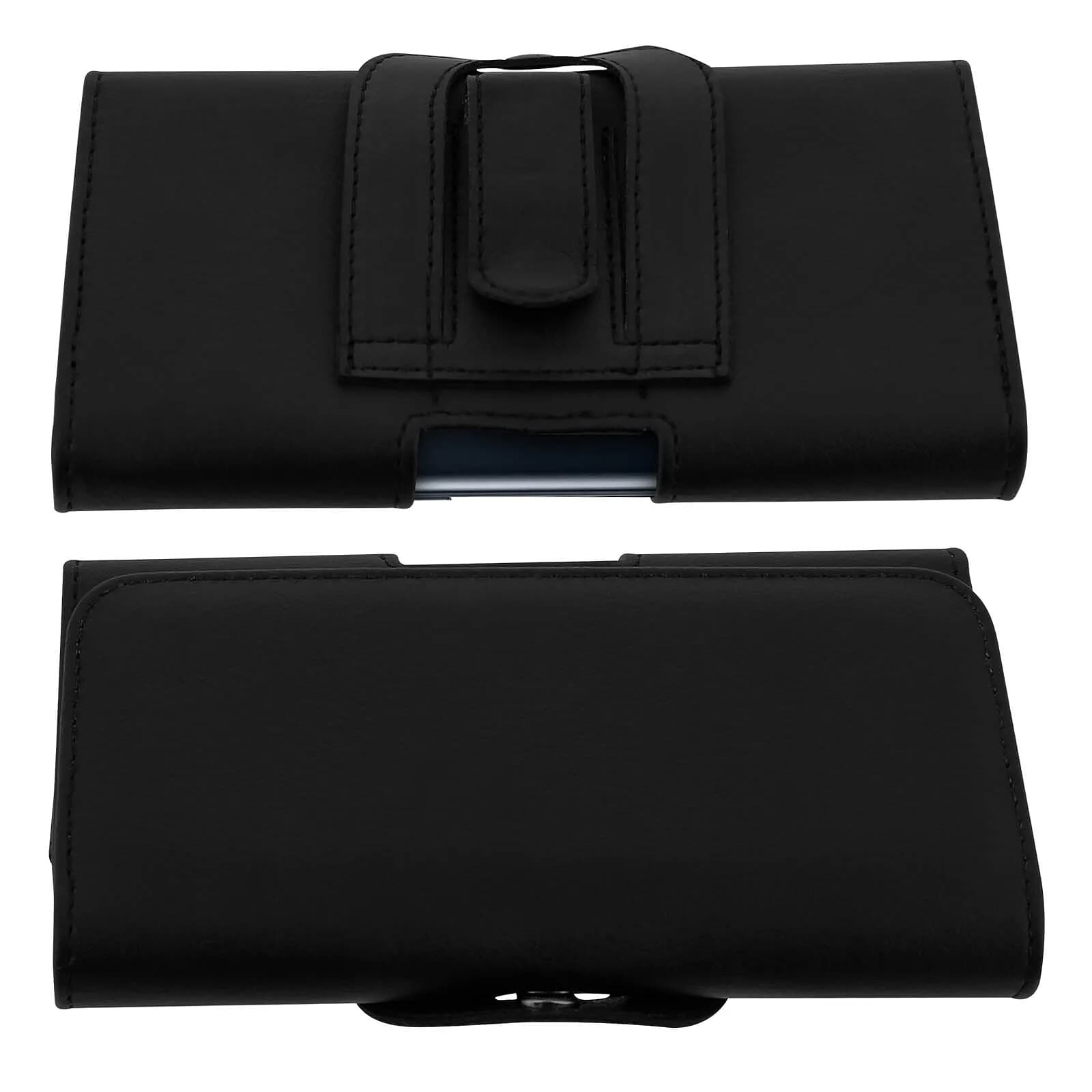 Étui Ceinture pour Smartphone 5.5 à 6 Housse Protecteur Attache Clip/Passant Noir