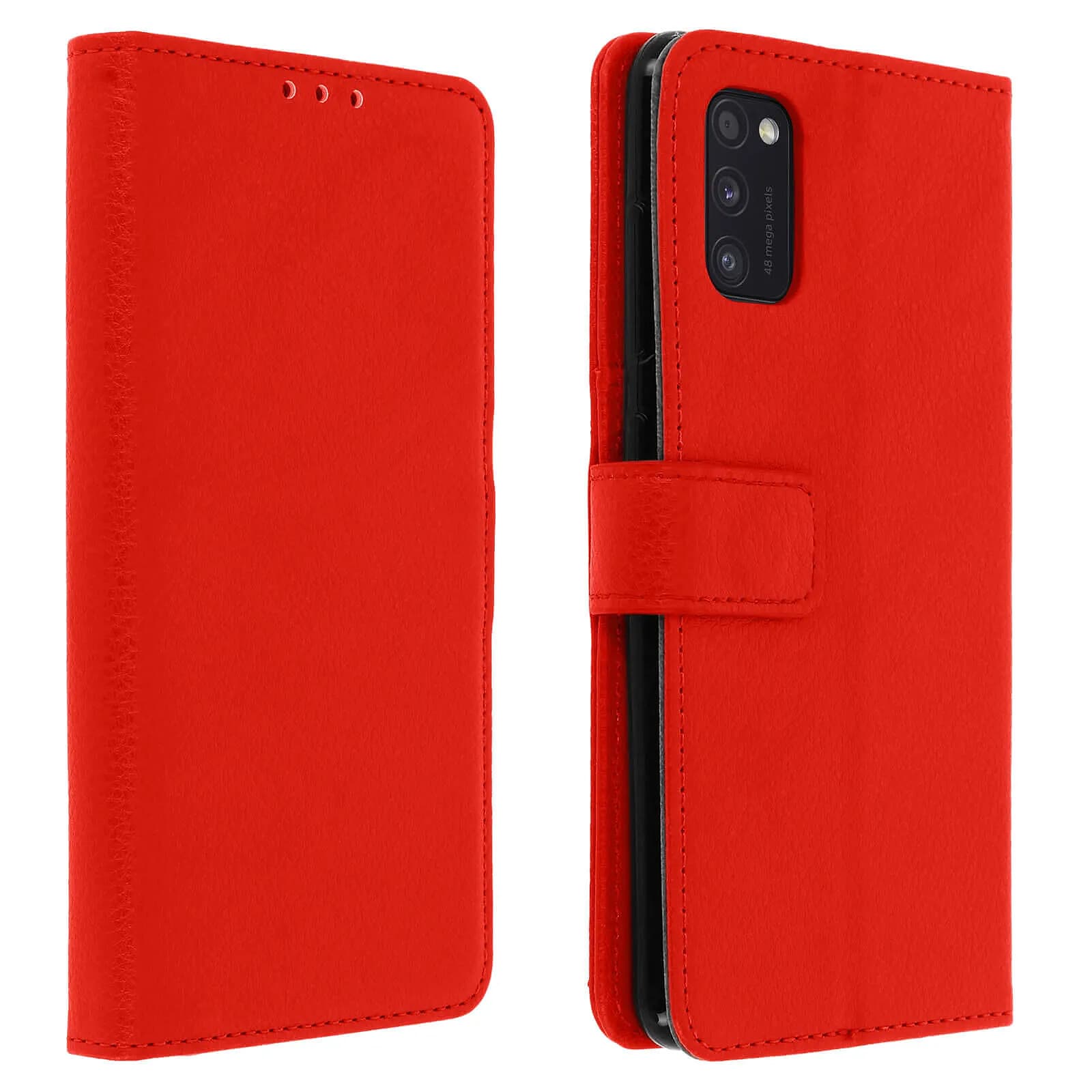 Avizar Housse pour Samsung Galaxy A41 Étui Porte carte Support Vidéo
