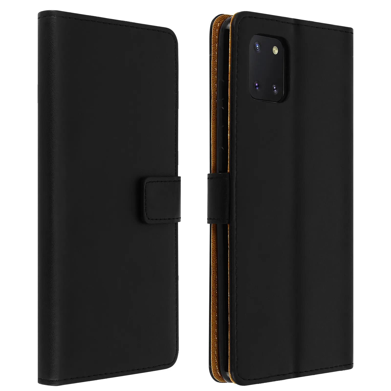 Avizar Housse pour Samsung Galaxy Note 10 Lite Cuir Véritable Porte cartes Fonction Support