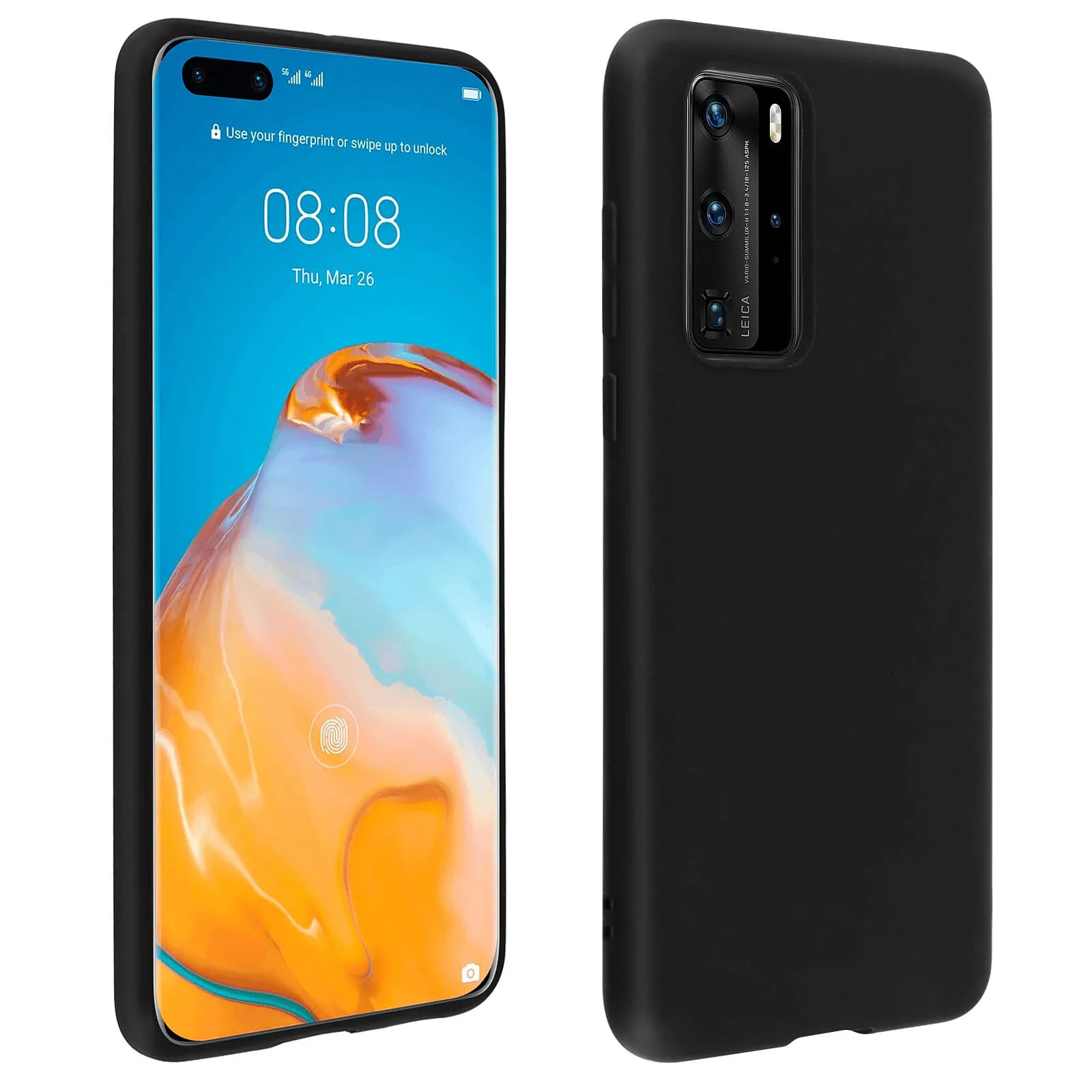 Avizar Coque pour Huawei P40 Pro Protection Souple Flexible Antichoc Finition Mate