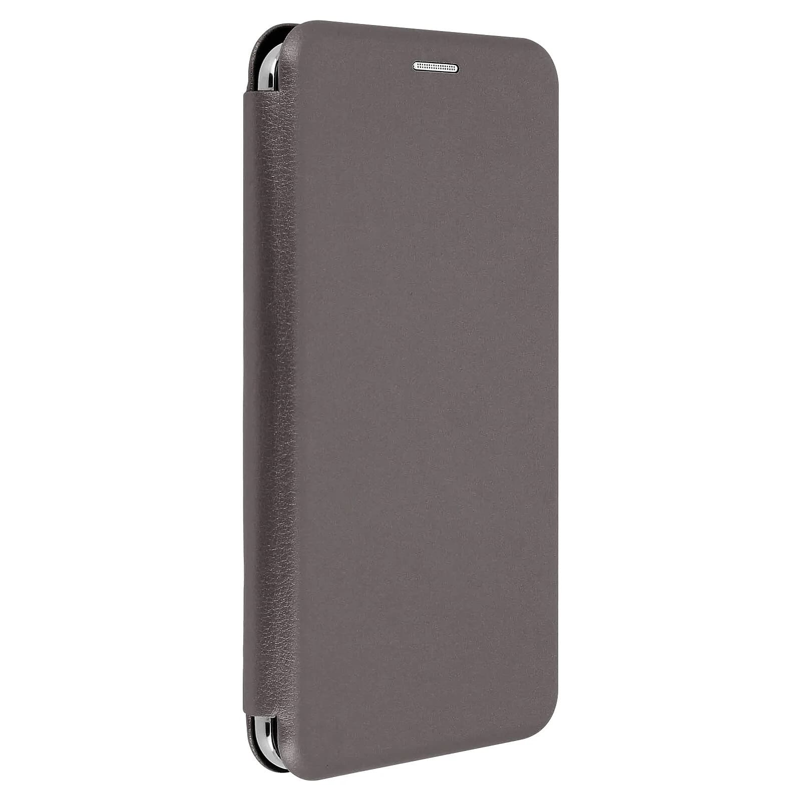 Avizar Étui pour Smartphone 3.8'' à 4.7'' Clapet Porte-carte Fonction Coulissante Taupe