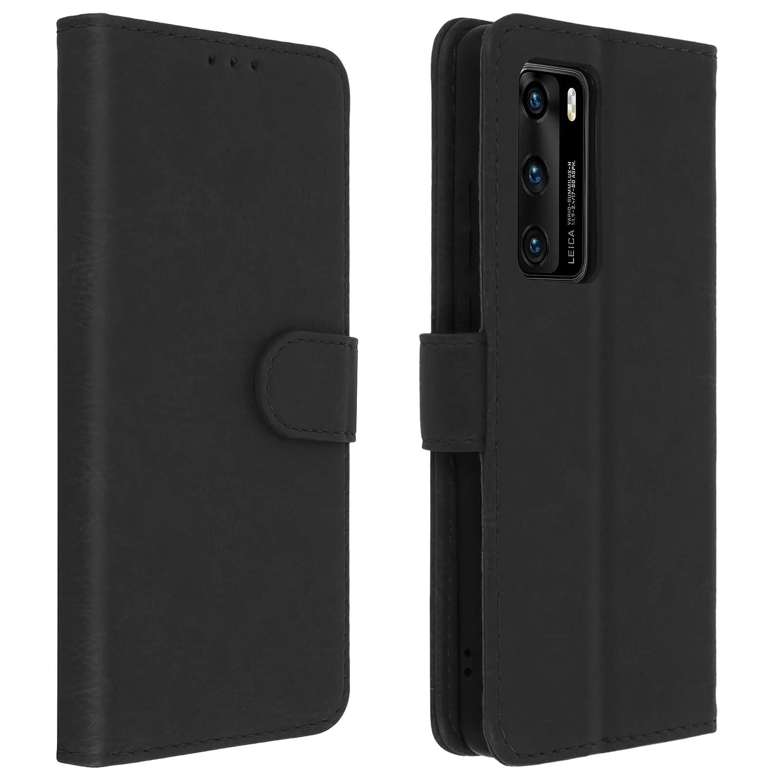 Avizar Étui pour Huawei P40 Housse Folio Intégrale Porte-carte Fonction Support