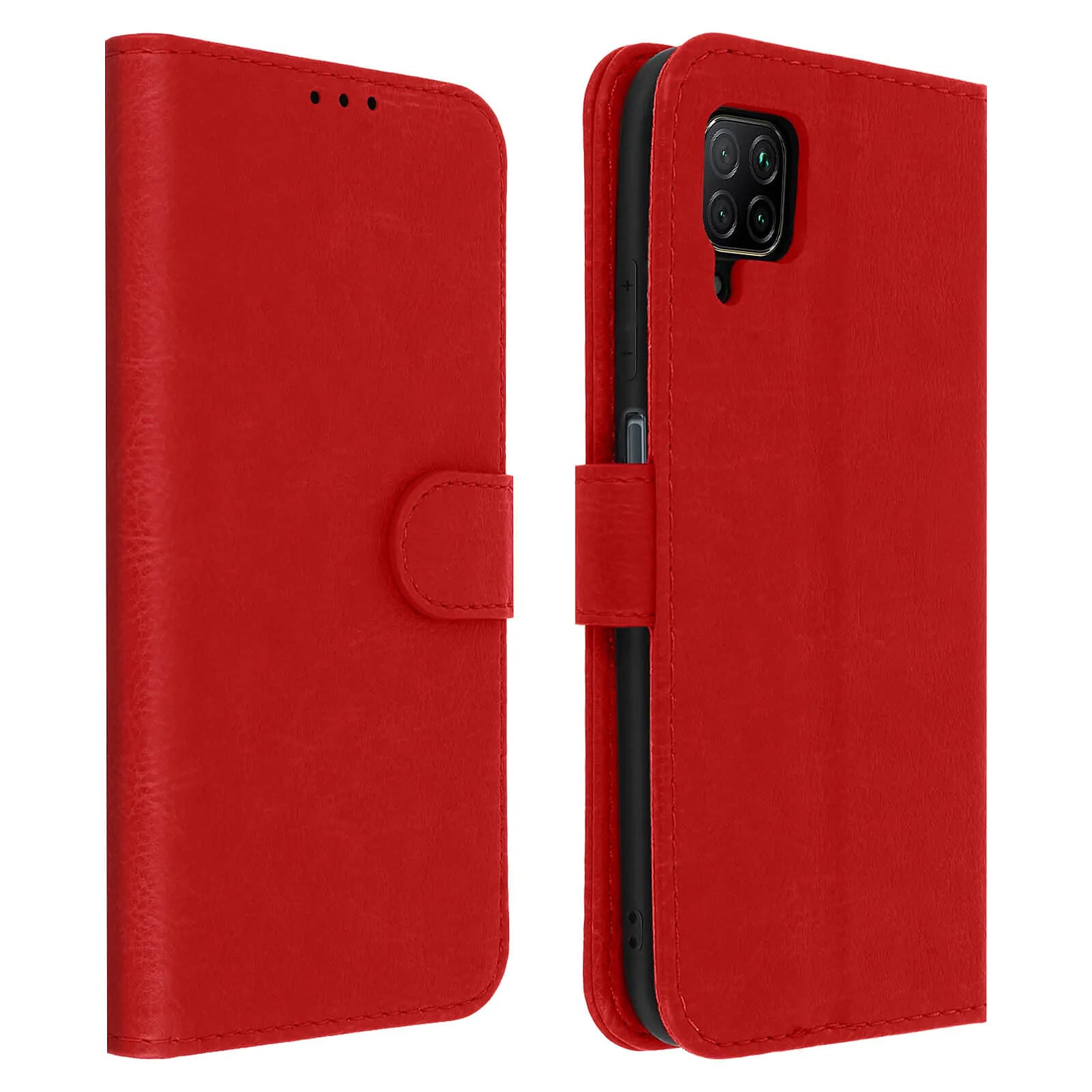 Avizar Étui pour Huawei P40 Lite Housse Intégrale Porte-cartes Fonction Support