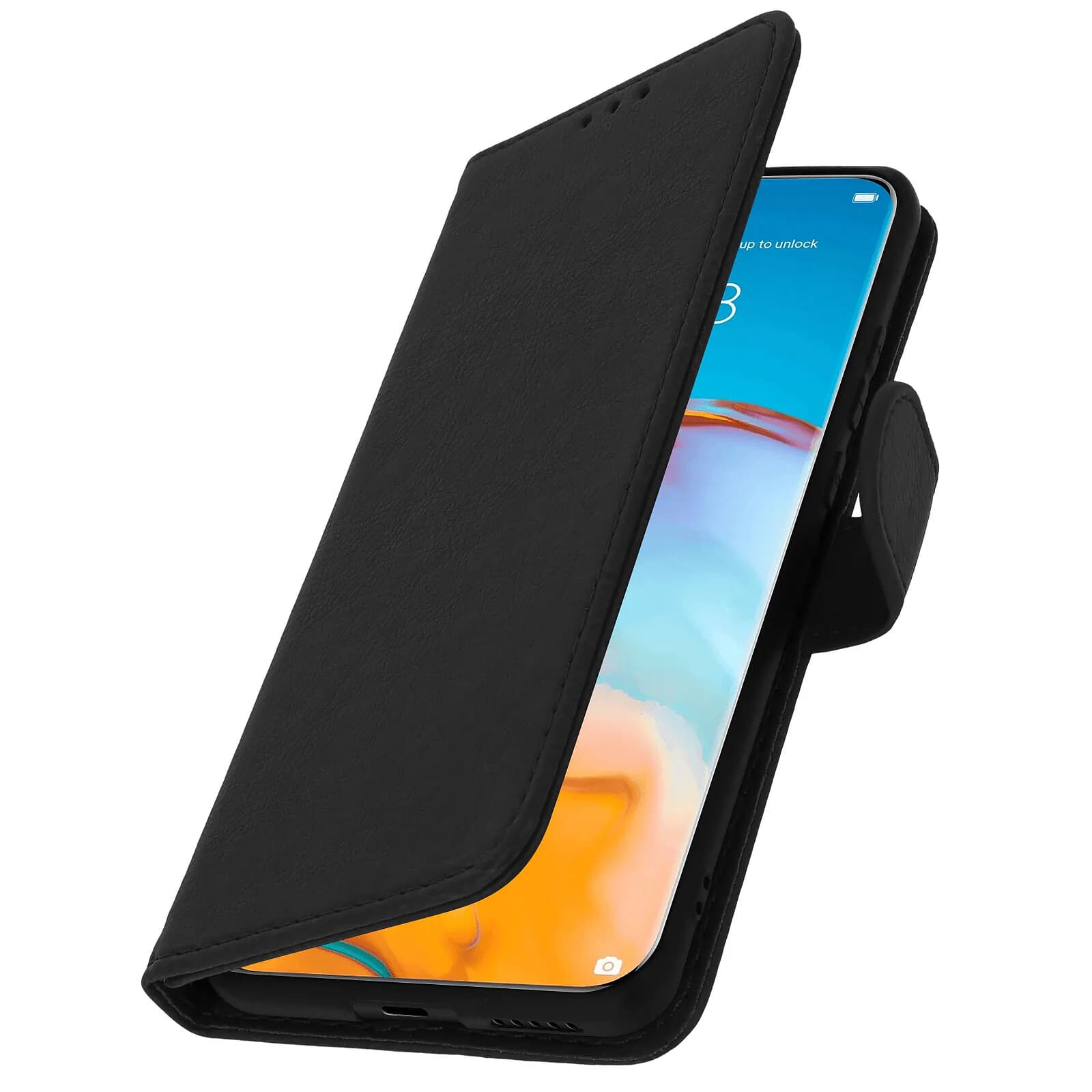 Avizar Étui pour Huawei P40 Pro Clapet Portefeuille Fonction Support Vidéo