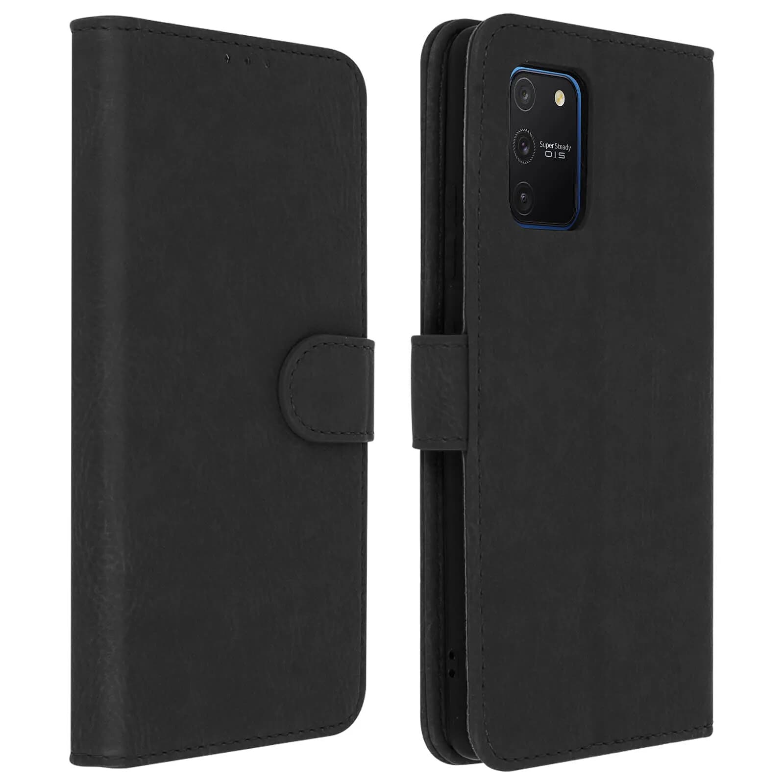 Avizar Étui pour Samsung Galaxy S10 Lite Housse Intégrale Porte-cartes Fonction Support