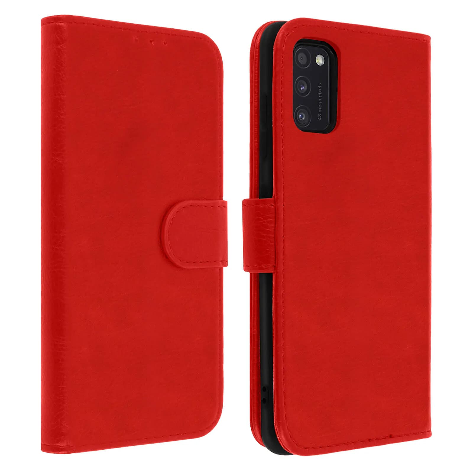 Avizar Étui pour Samsung Galaxy A41 Housse Intégrale Porte-carte Fonction Support