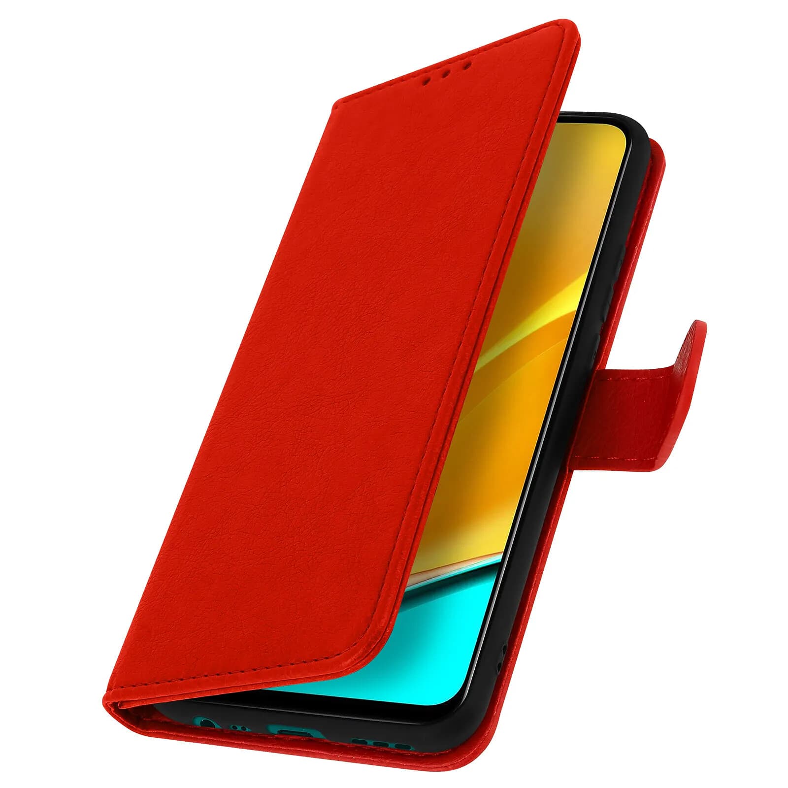 Avizar Étui pour Xiaomi Redmi 9 Clapet Portefeuille Fonction Support Vidéo