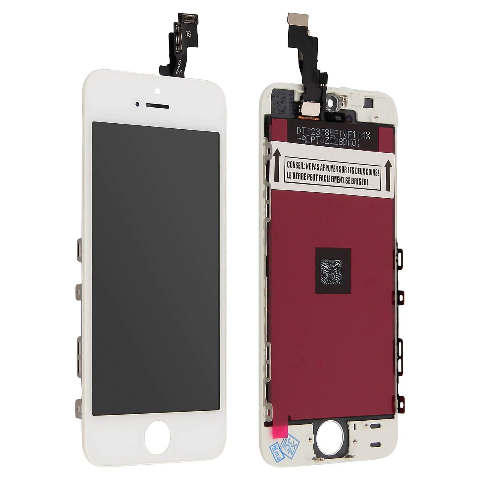 Avizar Écran pour iPhone SE 2016 Dalle LCD avec Châssis et Vitre Tactile