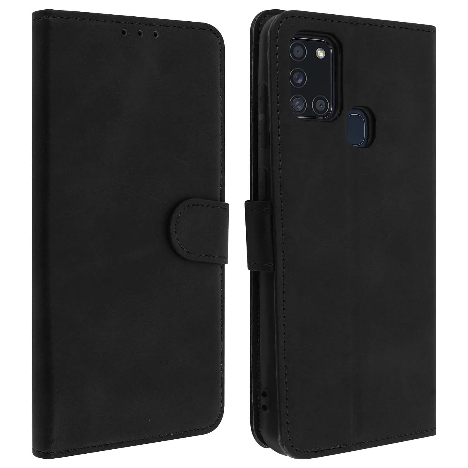 Avizar Housse pour Samsung Galaxy A21s Étui Porte-carte Fonction Support