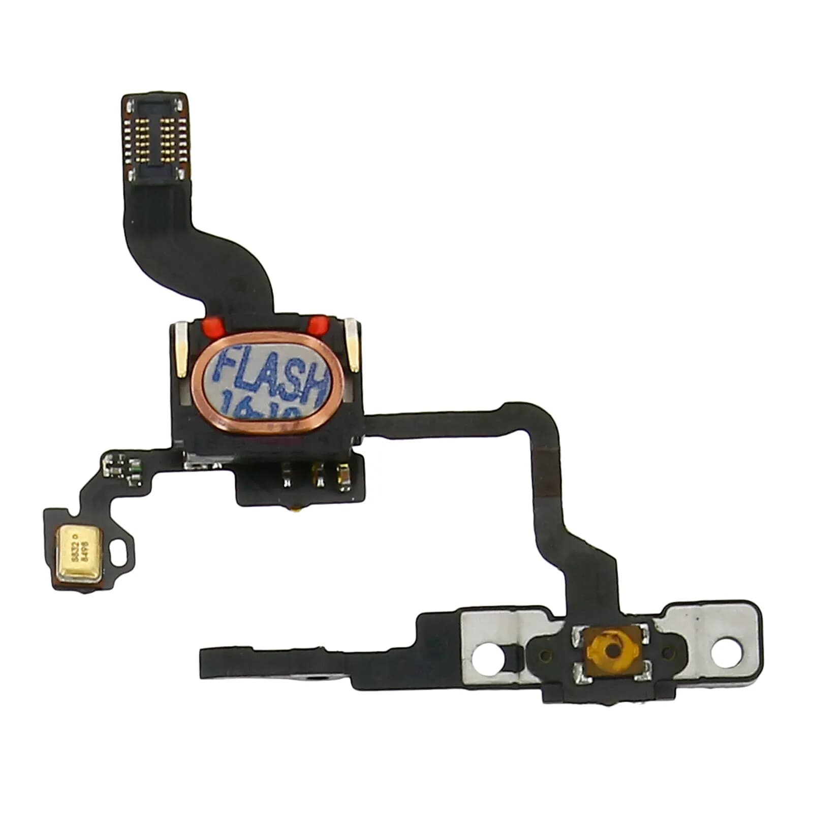 Avizar Nappe Power Bouton On/Off + Micro + Capteur de proximité pour iPhone 4