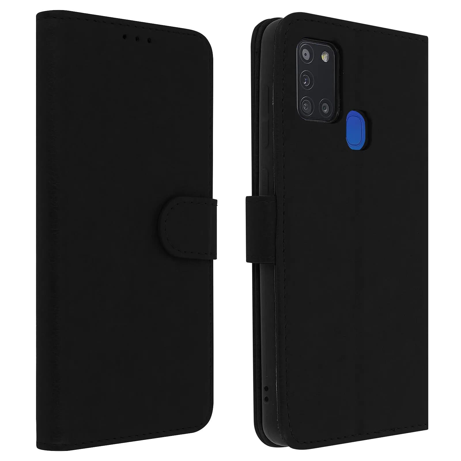 Avizar Étui pour Samsung Galaxy A21s Housse Intégrale Porte-carte Fonction Support