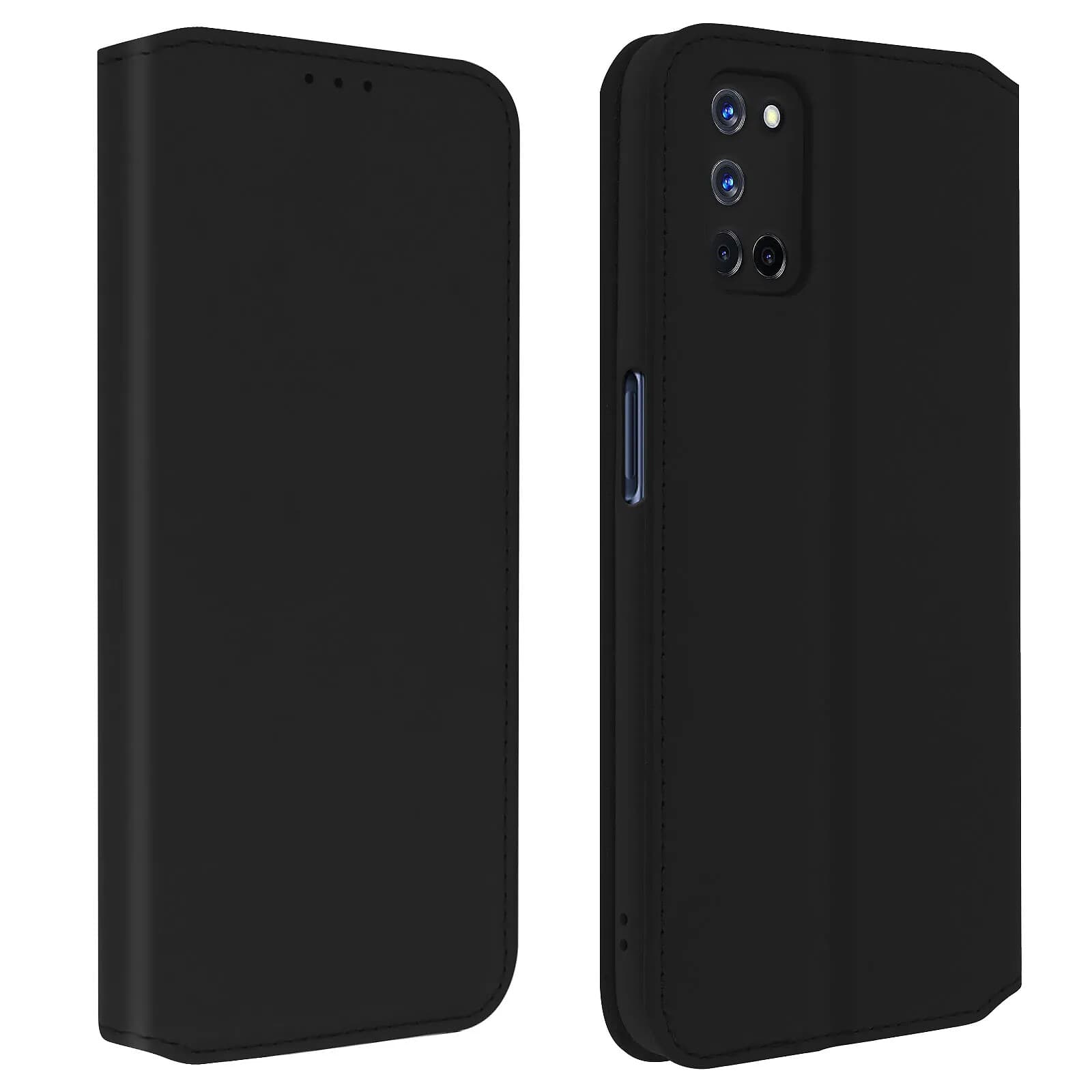 Avizar Housse pour Oppo A72 / A52 Clapet Porte-cartes Fonction Support Fin et Élégant