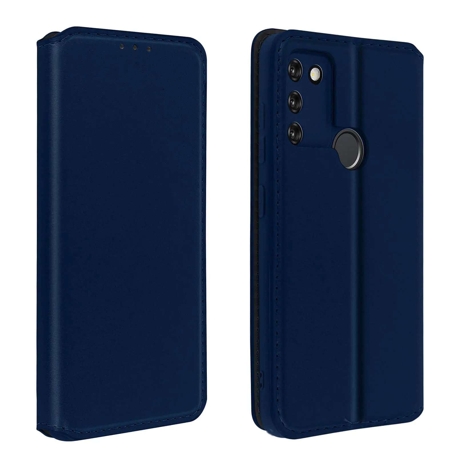 Avizar Housse pour Honor 9A Clapet Porte-cartes Fonction Support Fin et Élégant