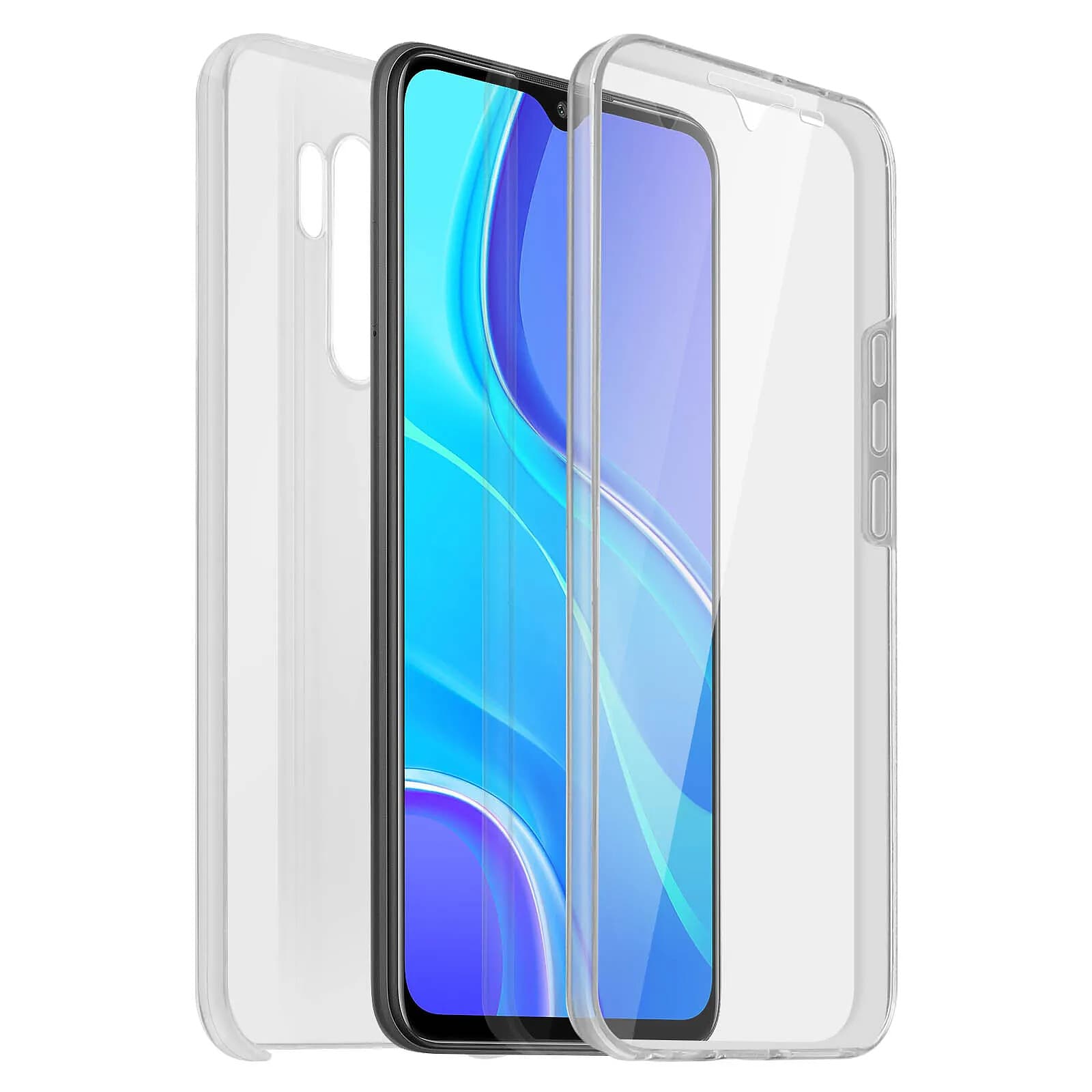 Avizar Coque Xiaomi Redmi 9 Protection Arrière Rigide + Avant Souple