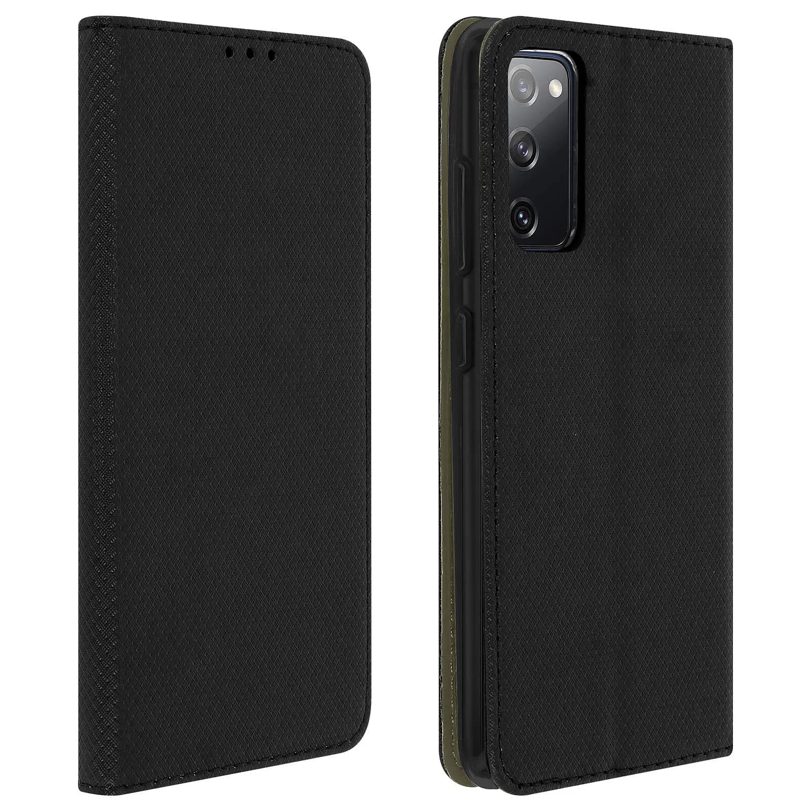 Étui pour Samsung Galaxy S20 FE Housse Folio Porte-carte Fonction Support Noir
