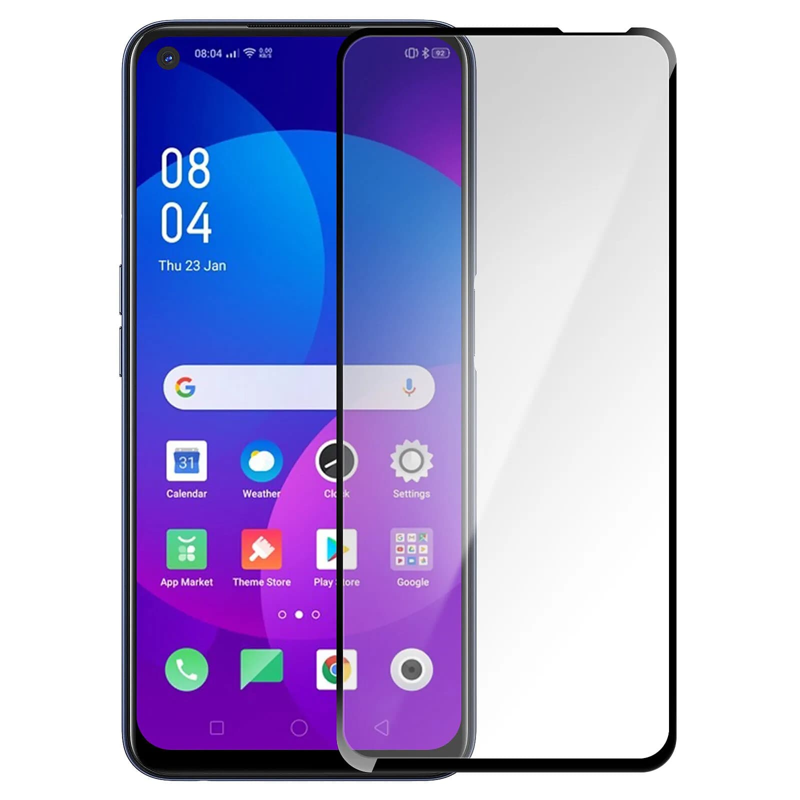 Avizar Film Oppo A72 Verre Trempé Biseauté
