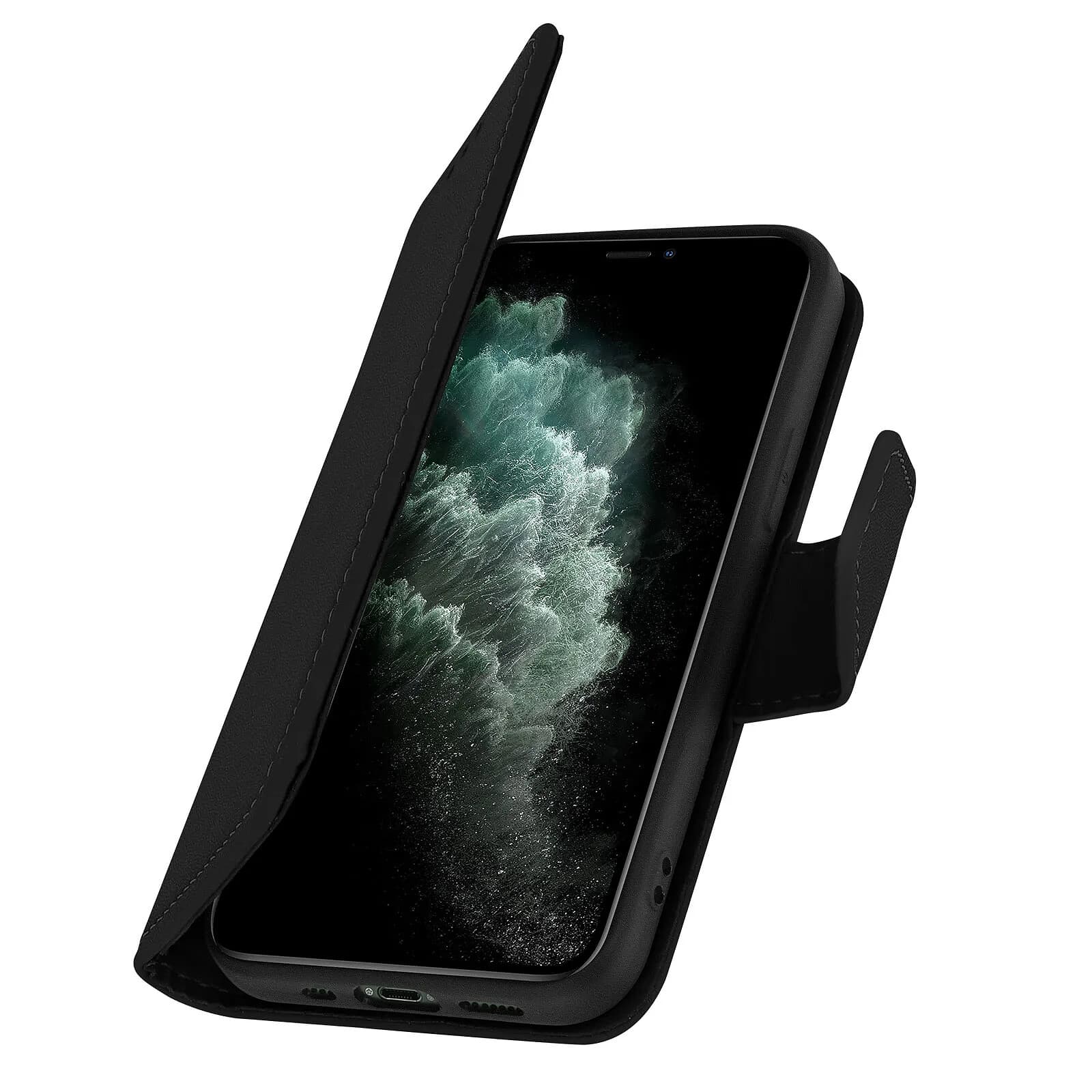 Avizar Étui Portefeuille pour iPhone 11 Pro en Cuir Premium avec Fonction Stand