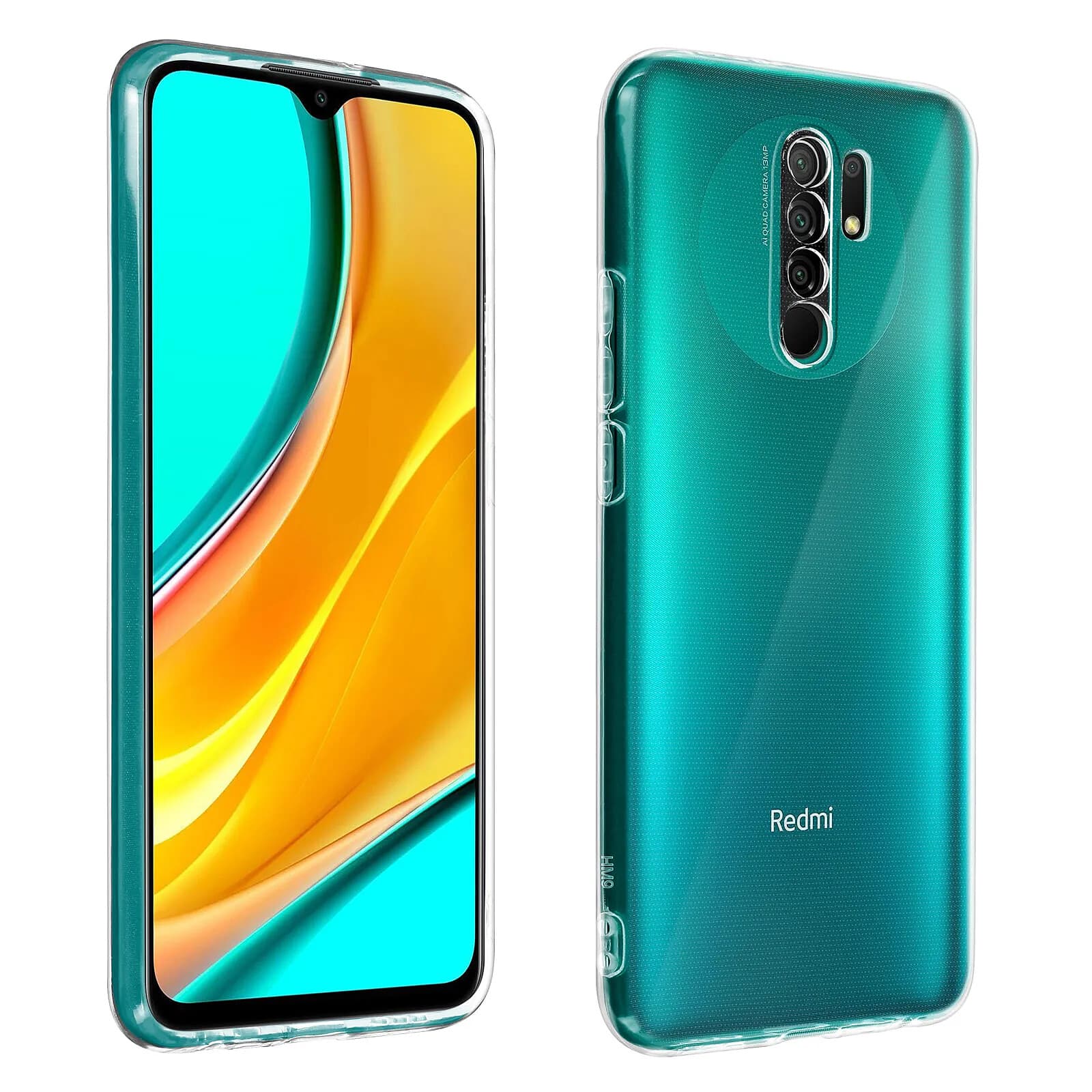 Avizar Coque Xiaomi Redmi 9 Silicone Gel Flexible Ultra-fine et Légère