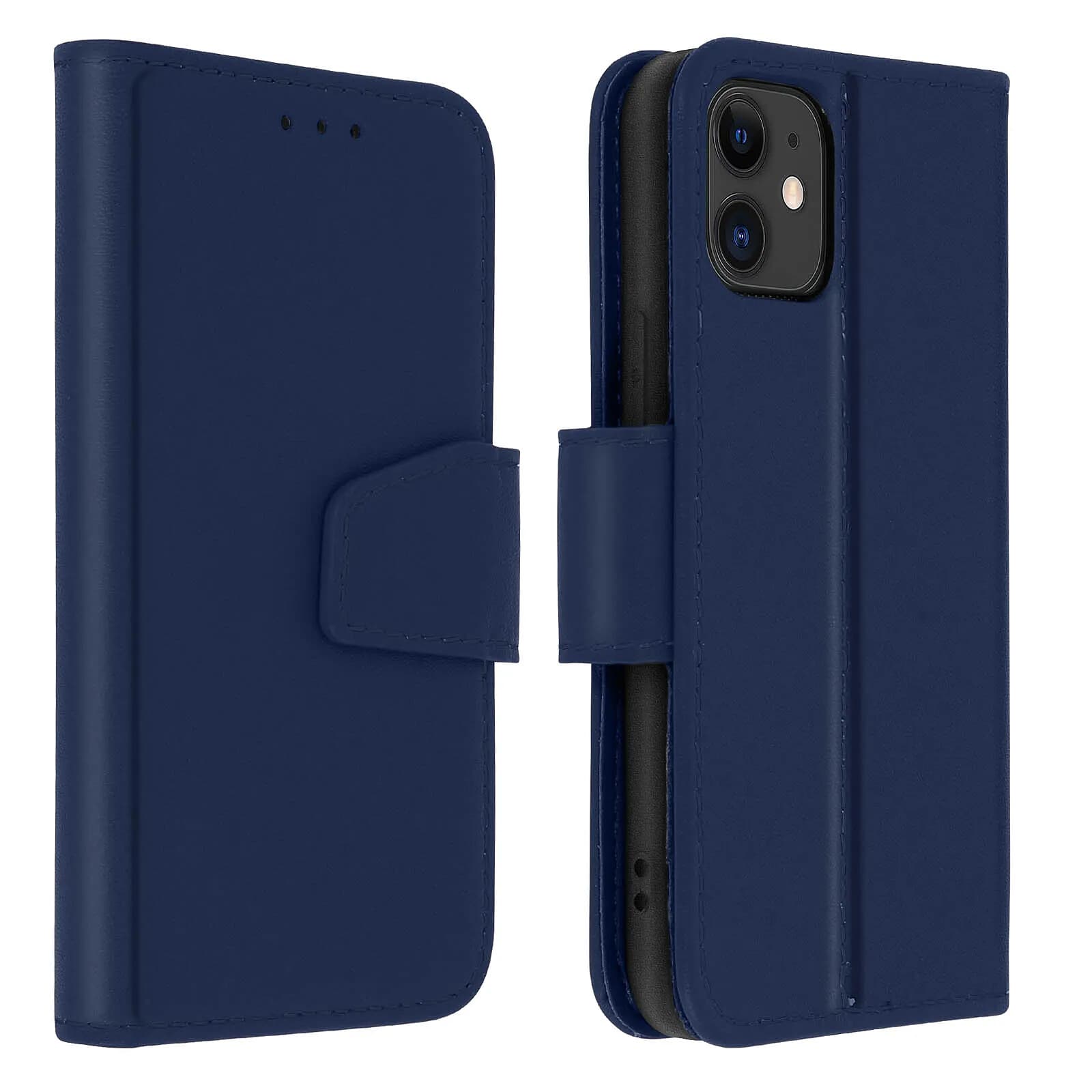 Avizar Housse pour iPhone 11 Cuir Porte-carte Fonction Support Premium