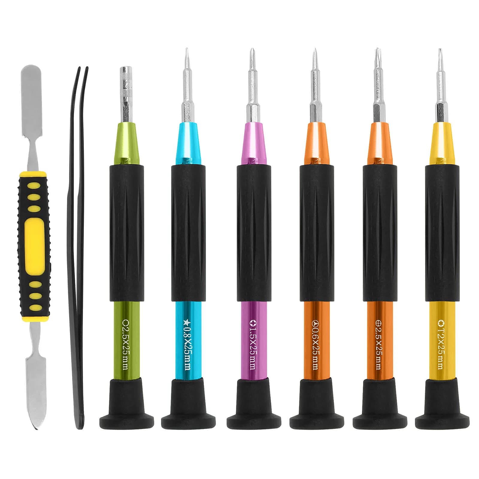 Kit d'outils Démontage Réparation Smartphone / Tablette Set 6 pièces Multicolore