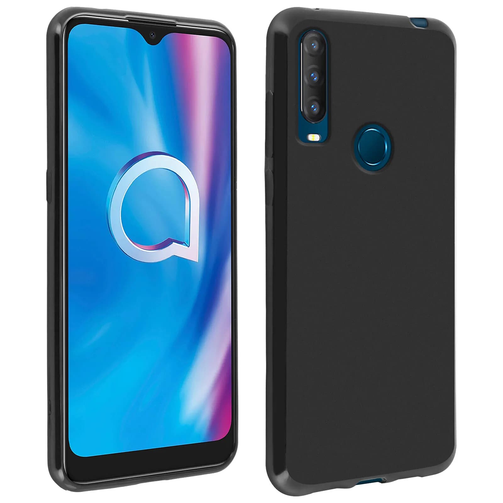 Coque pour Essentielb HeYou 60, 1S 2020 et 3L 2020, Altice S43 Souple Noir