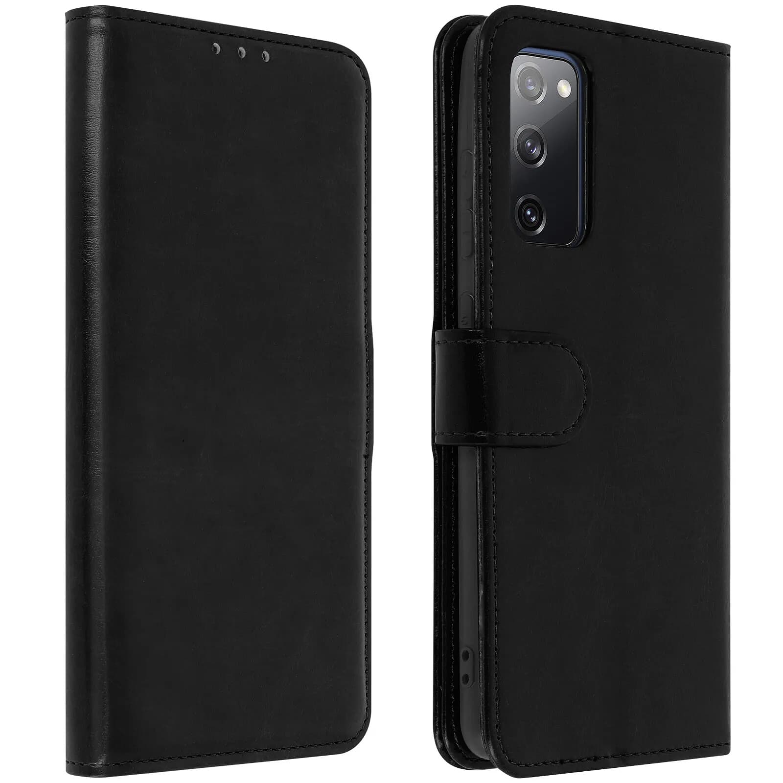 Avizar Housse pour Samsung Galaxy S20 FE Folio Vintage Porte-carte Fonction Support