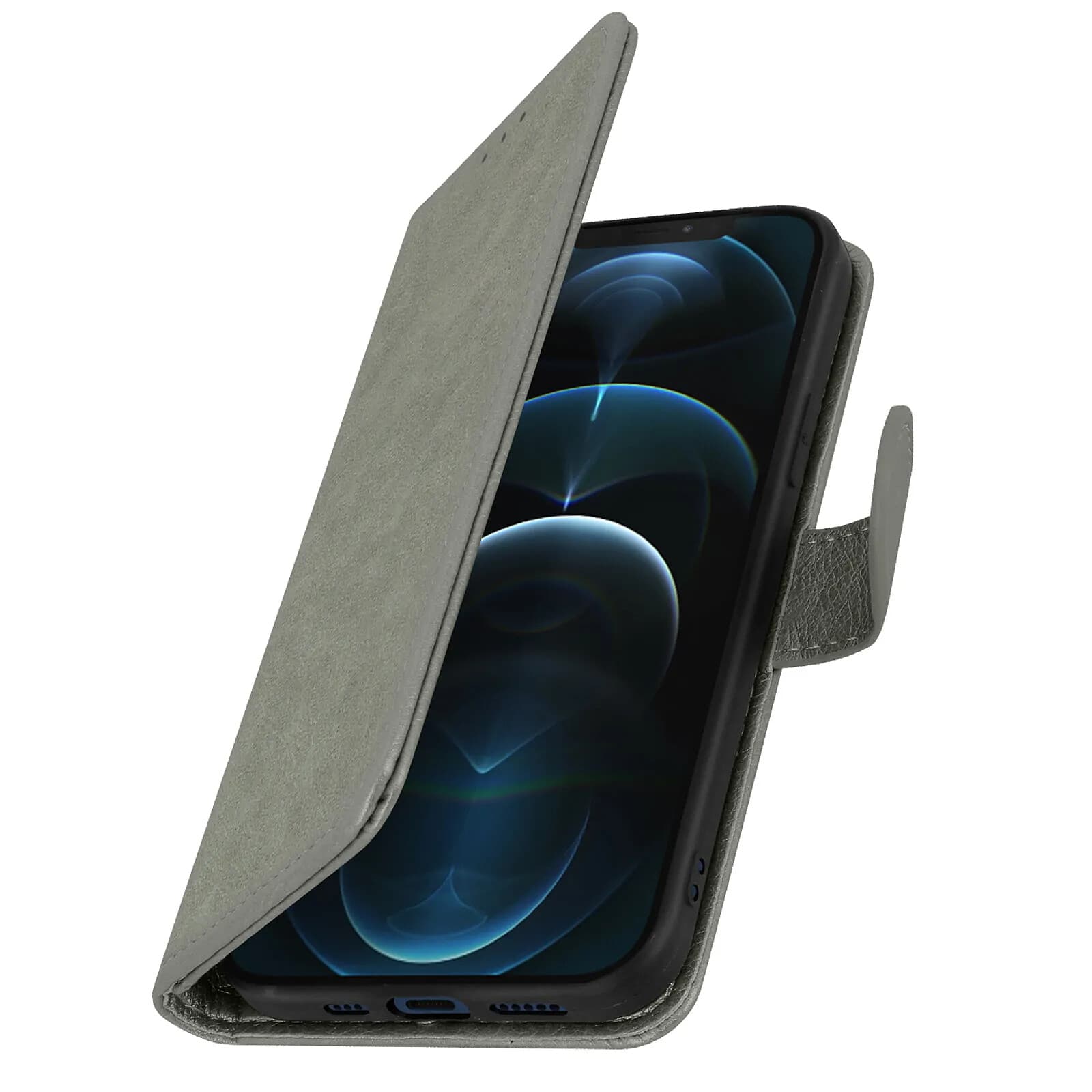 Avizar Étui pour iPhone 12 Pro Max Clapet Portefeuille Support Vidéo