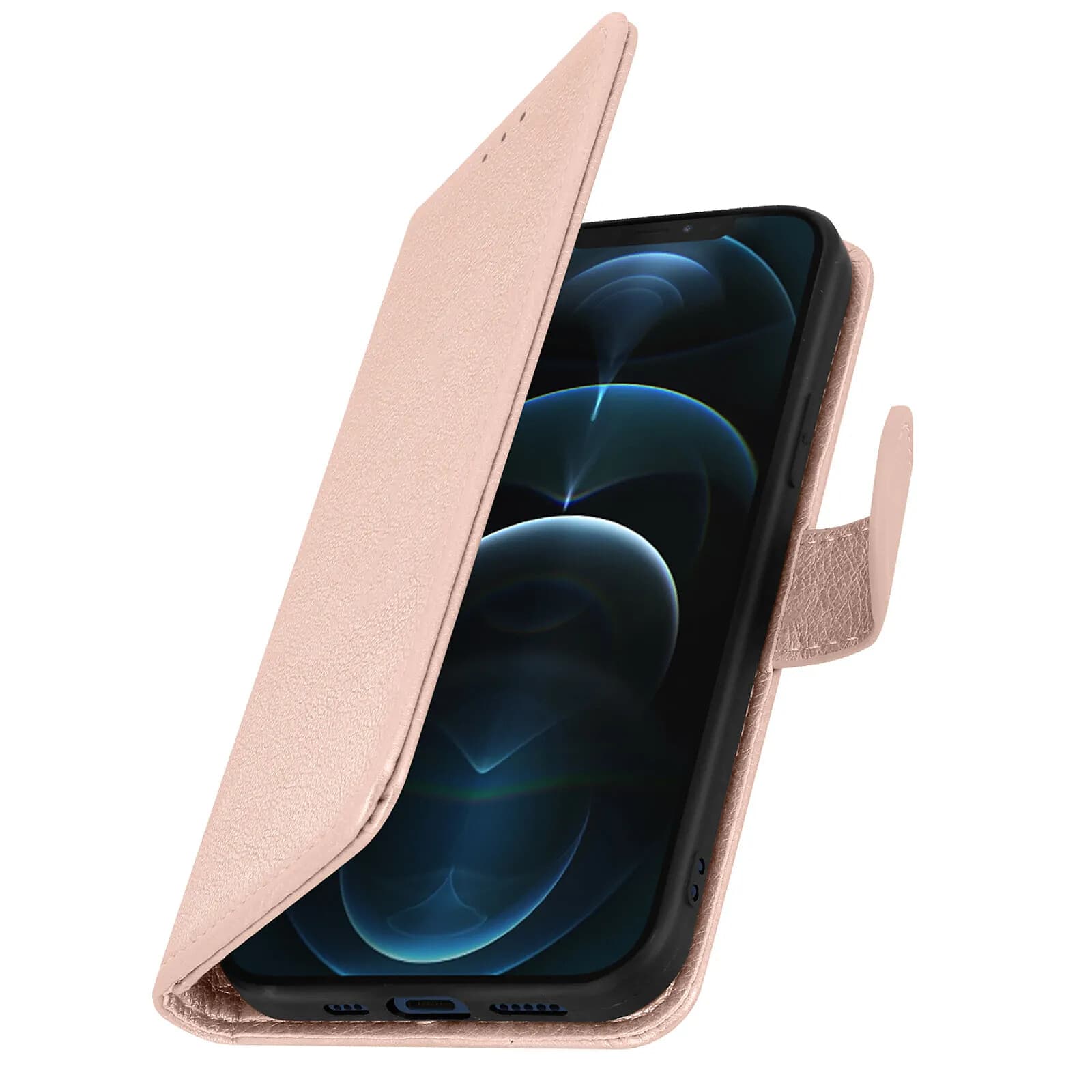 Avizar Étui pour iPhone 12 Pro Max Clapet Portefeuille Support Vidéo