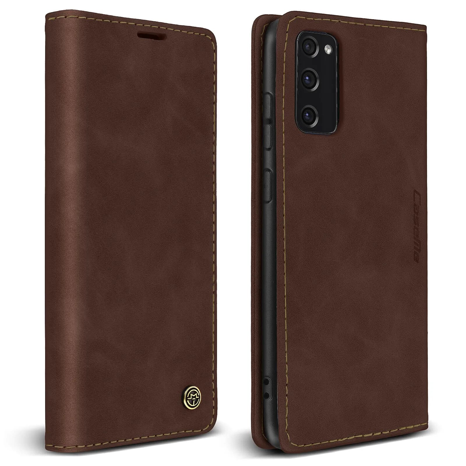 Avizar Étui pour Samsung Galaxy S20 FE Folio Vintage Portefeuille et Support Vidéo