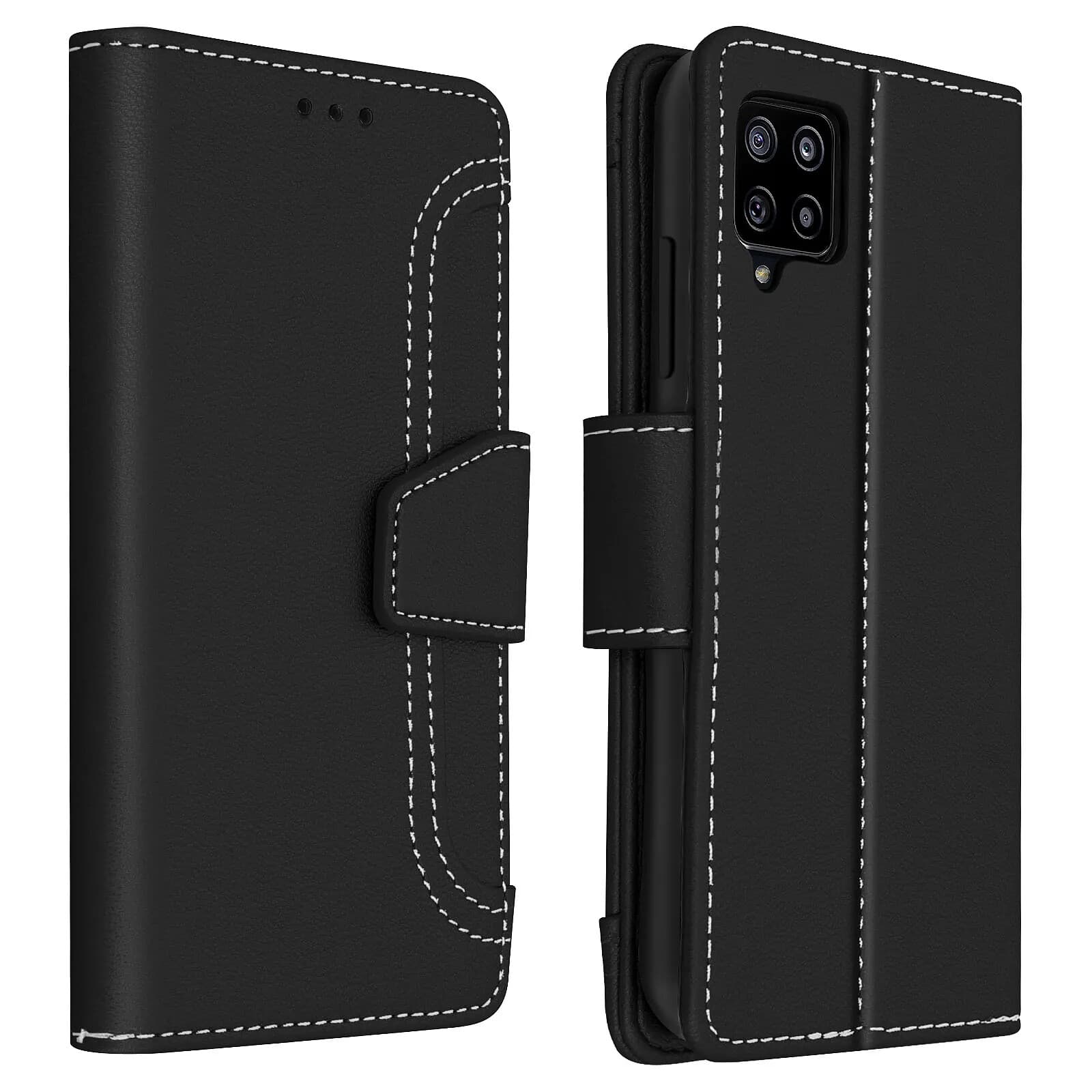 Avizar Housse pour Samsung Galaxy A42 5G Étui Folio Portefeuille Fonction Support
