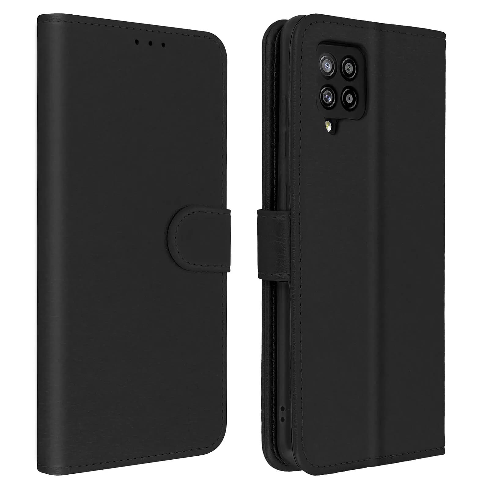 Avizar Étui pour Samsung Galaxy A42 5G Housse Intégrale Porte-carte Fonction Support