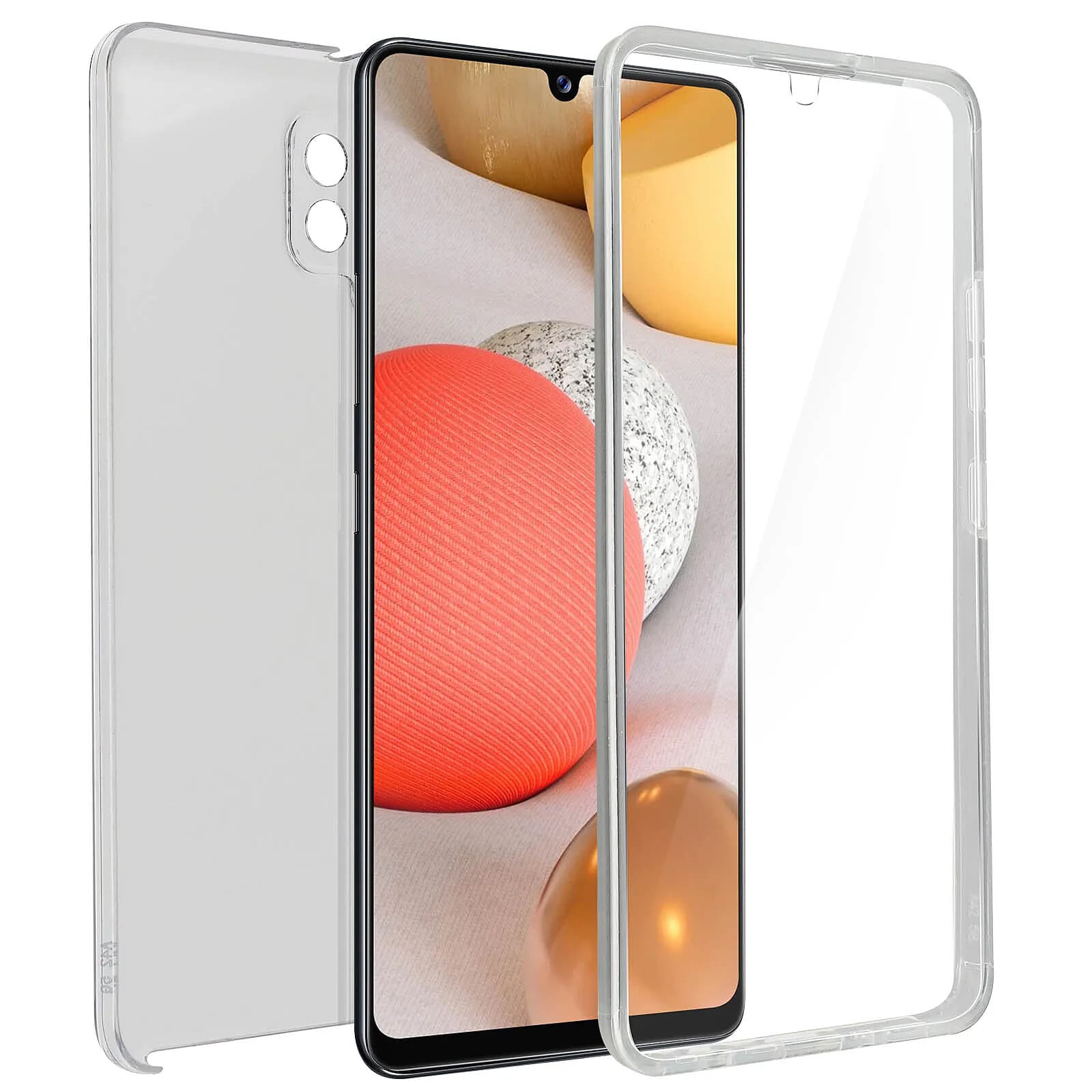 Avizar Coque Samsung Galaxy A42 5G Protection Arrière Rigide Avant Souple