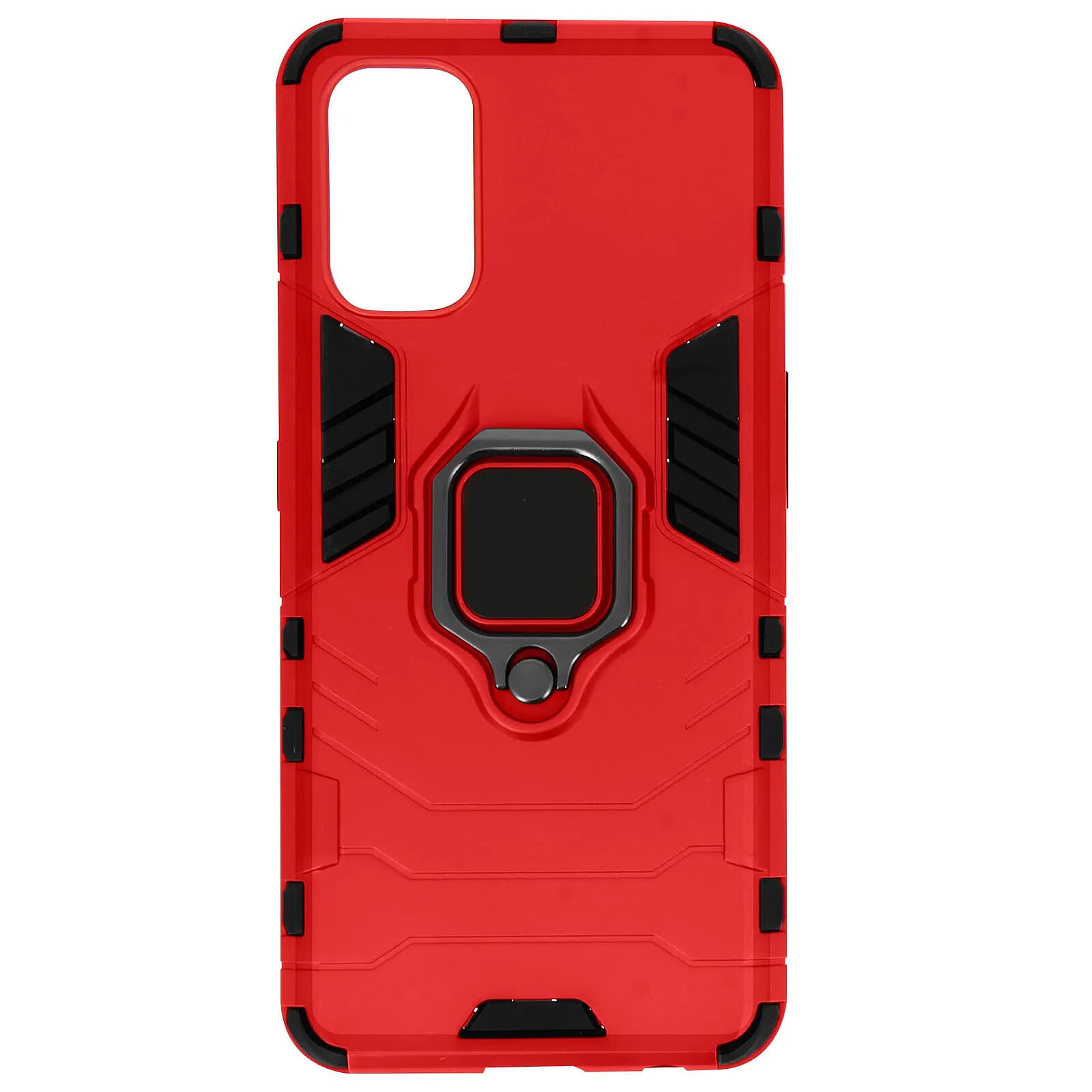 Avizar Coque pour Xiaomi Poco M3 Hybride Antichoc Bague Métallique Support