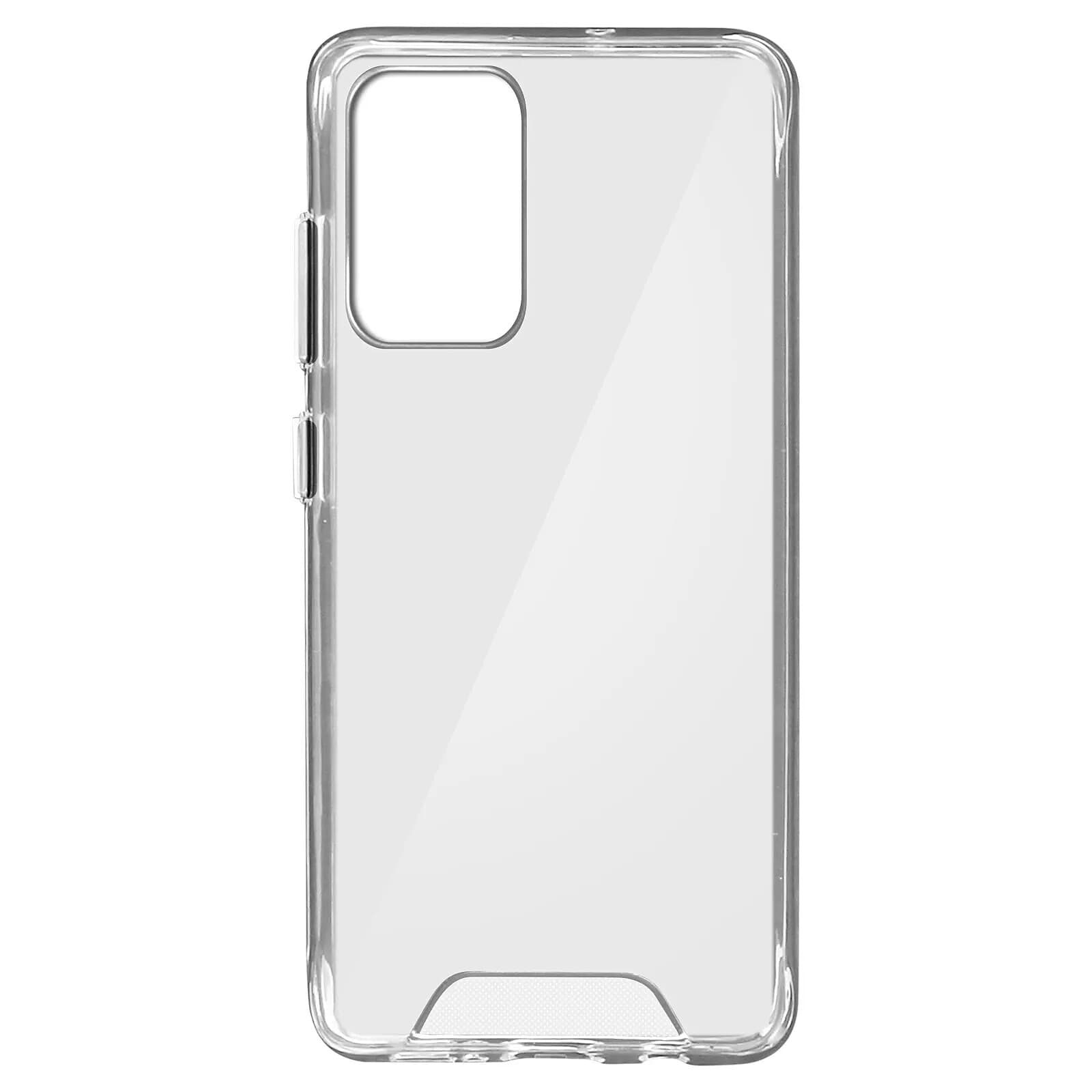 Avizar Coque Samsung Galaxy A72 Coins Bumper Antichoc Collection Cristal