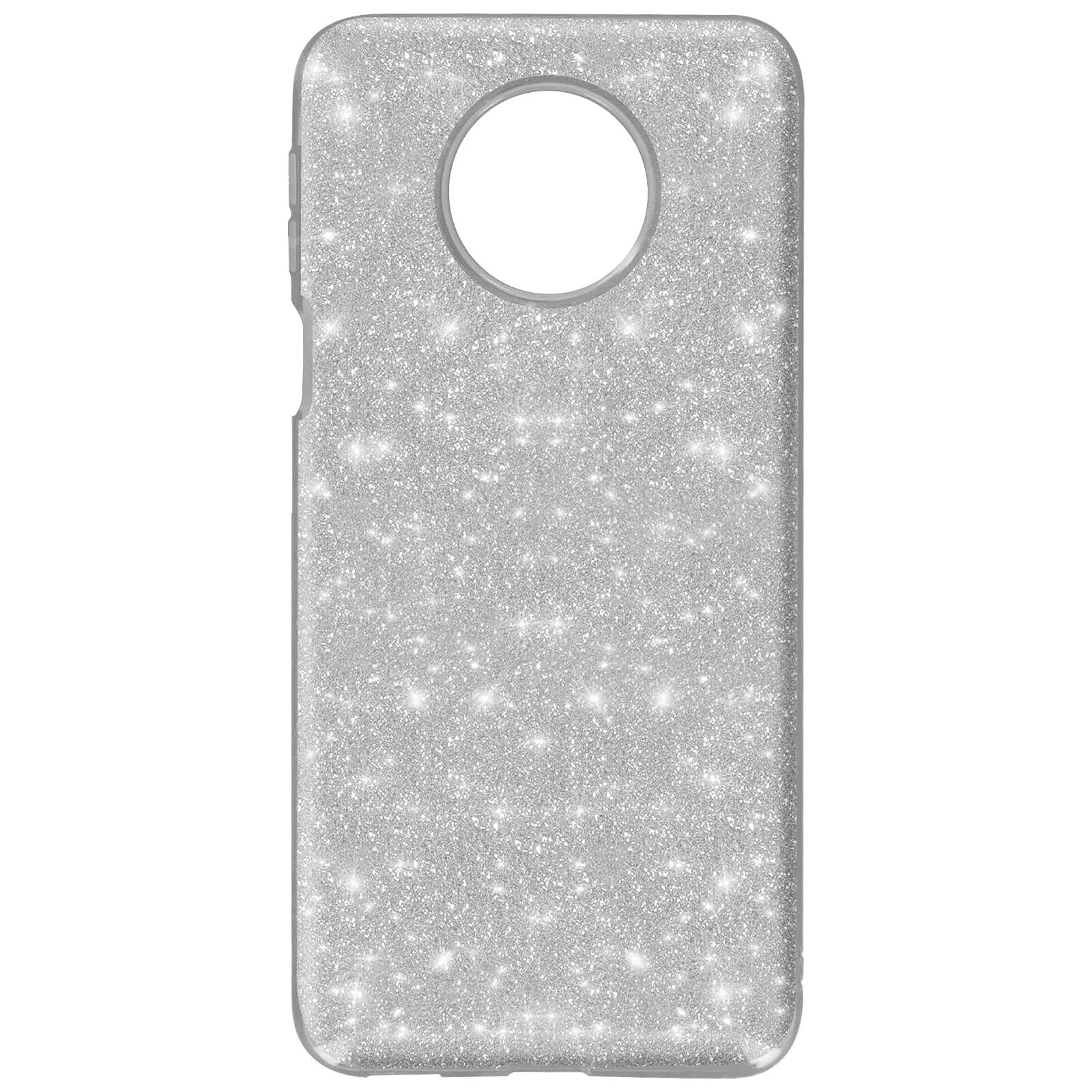 Avizar Coque pour Xiaomi Redmi Note 9T 5G Paillette Amovible Silicone Semi-rigide