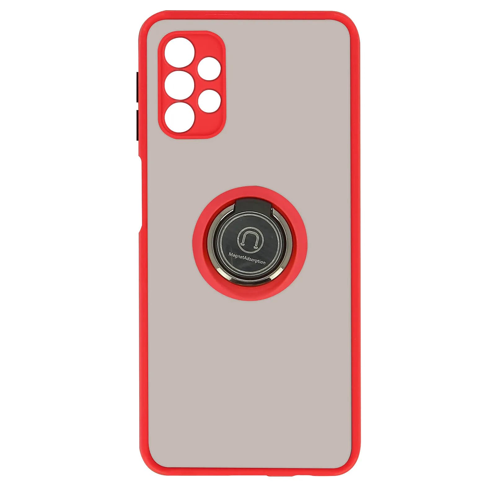Avizar Coque pour Samsung Galaxy A32 5G Bi-matière Bague Métallique Fonction Support