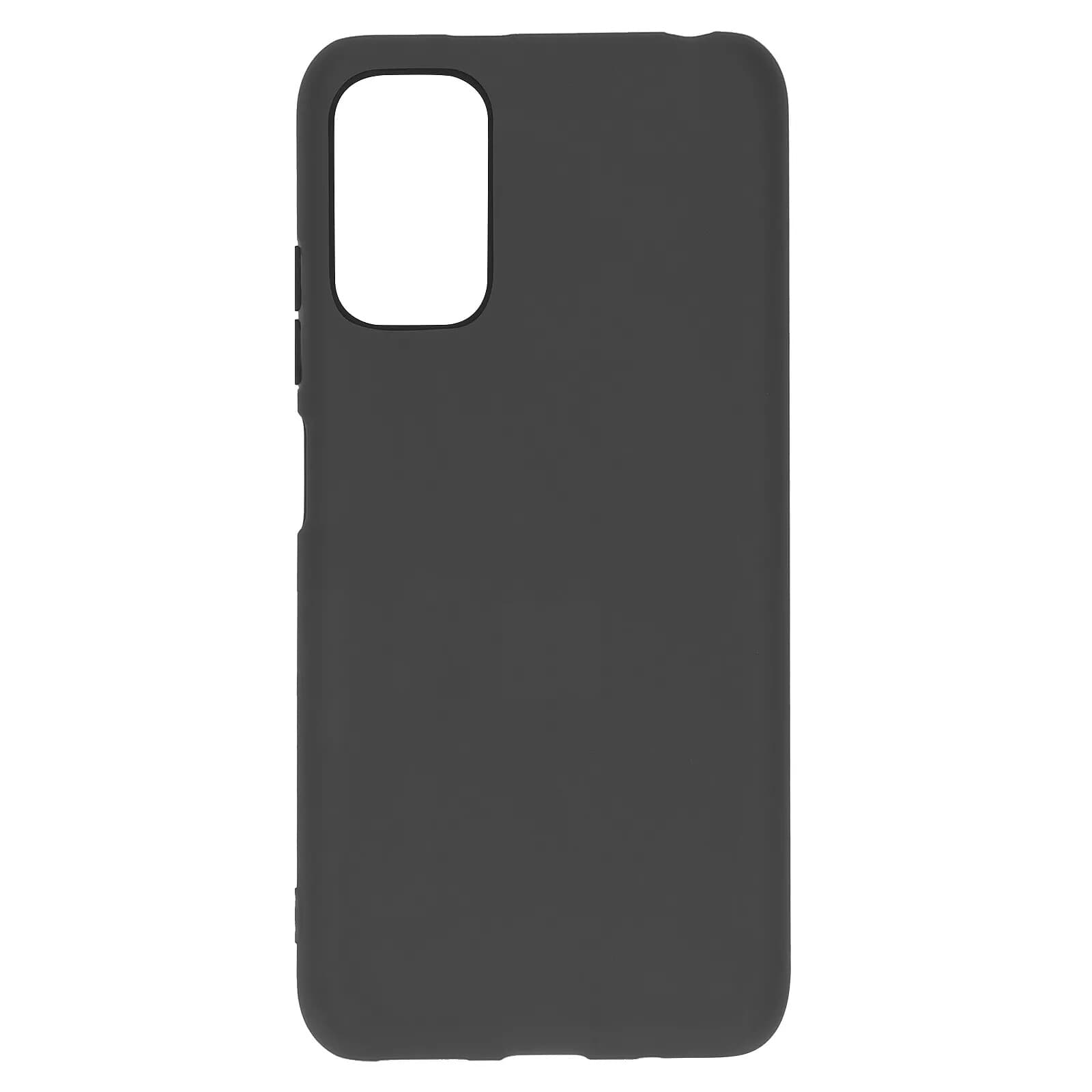 Coque pour Xiaomi Redmi Note 10 5G et Poco M3 Pro Flexible Mat Anti-traces Noir