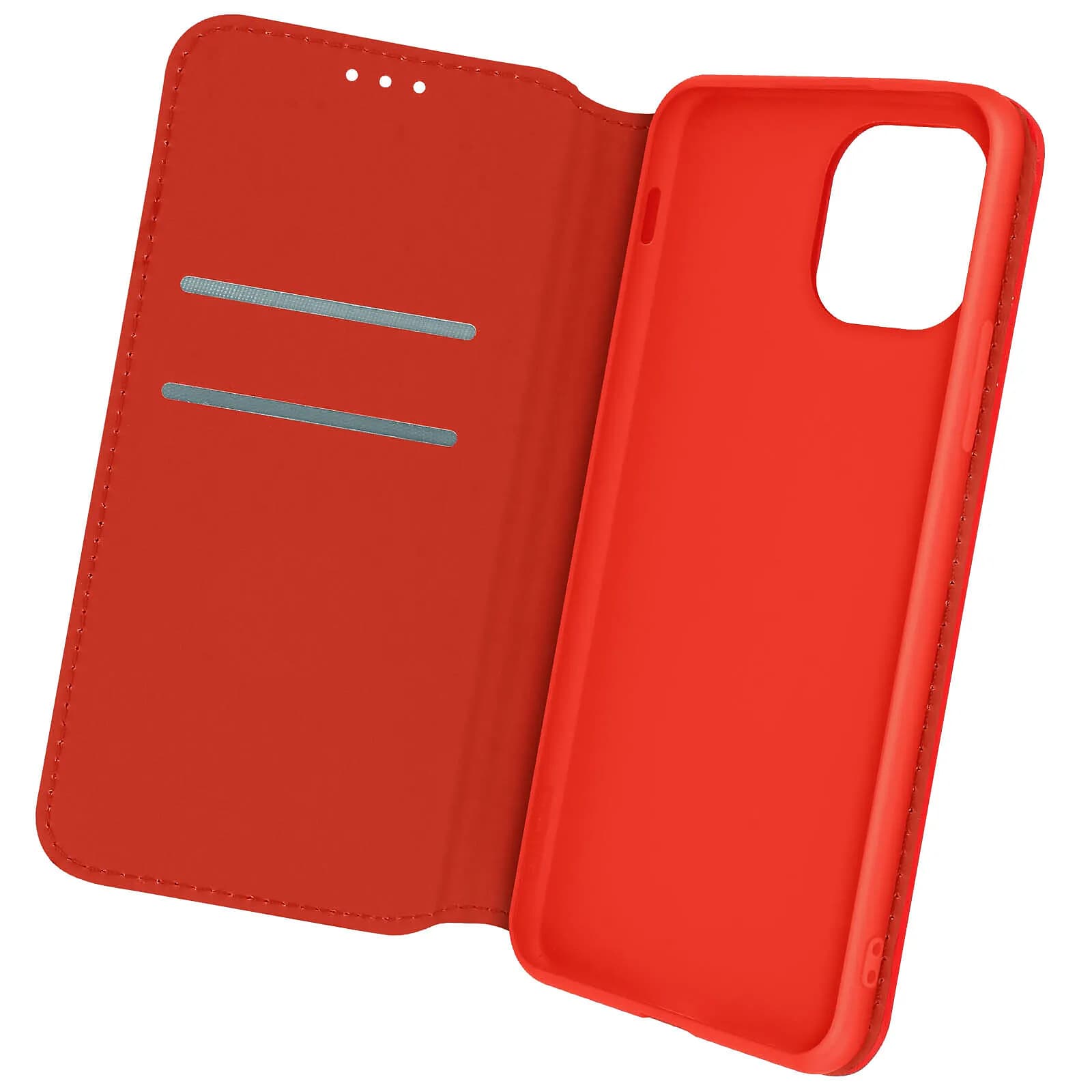 Avizar Housse Folio pour iPhone 12 et 12 Pro Portefeuille Fonction Support Vidéo