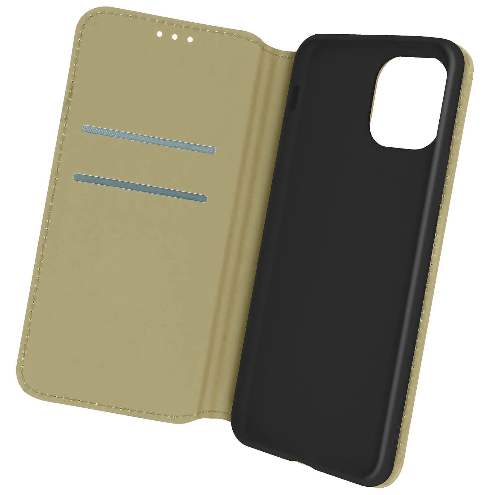 Avizar Housse Folio pour iPhone 12 et 12 Pro Portefeuille Fonction Support Vidéo