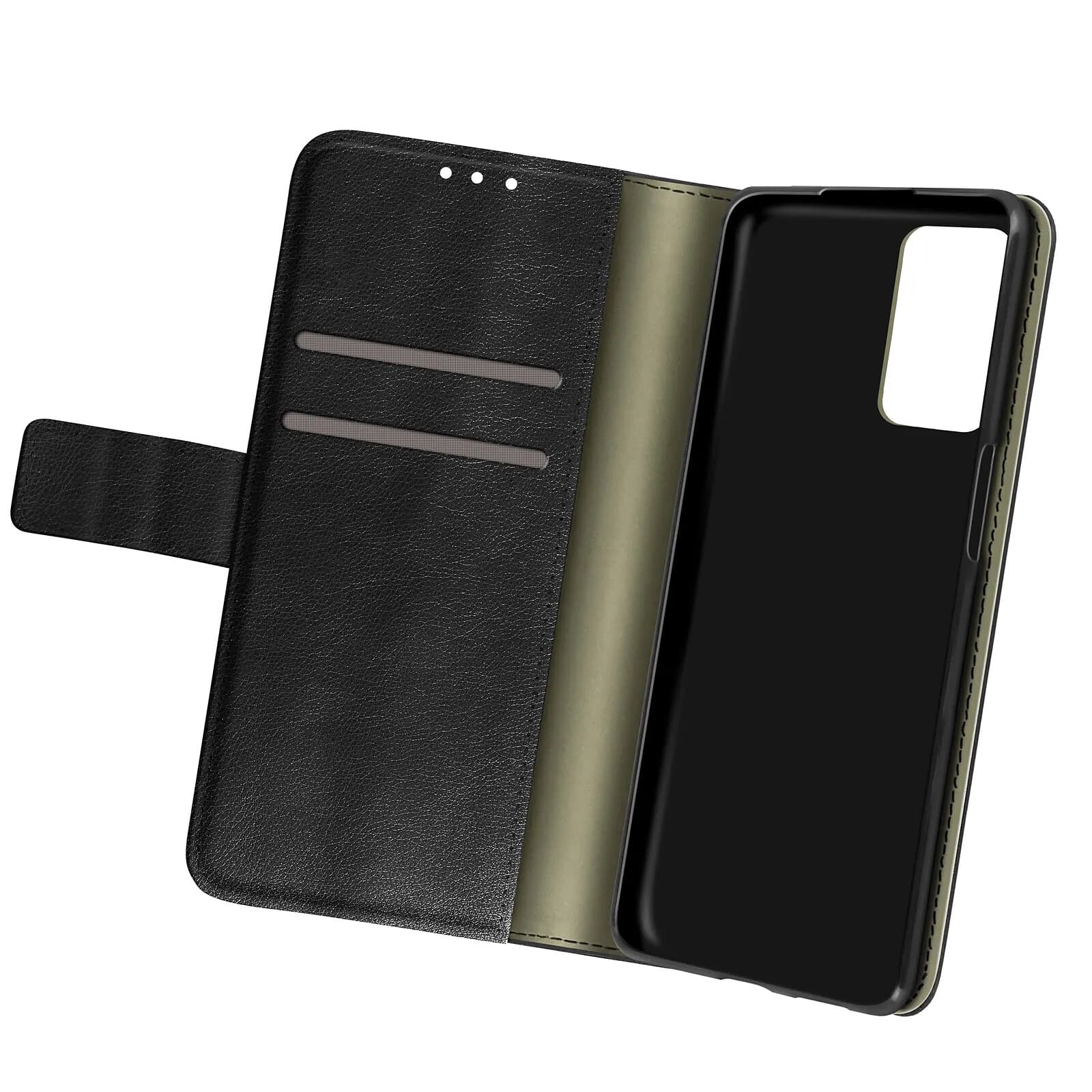 Avizar Housse pour Oppo A74 5G et A54 5G Aspect Grainé Clapet Portefeuille Stand Vidéo