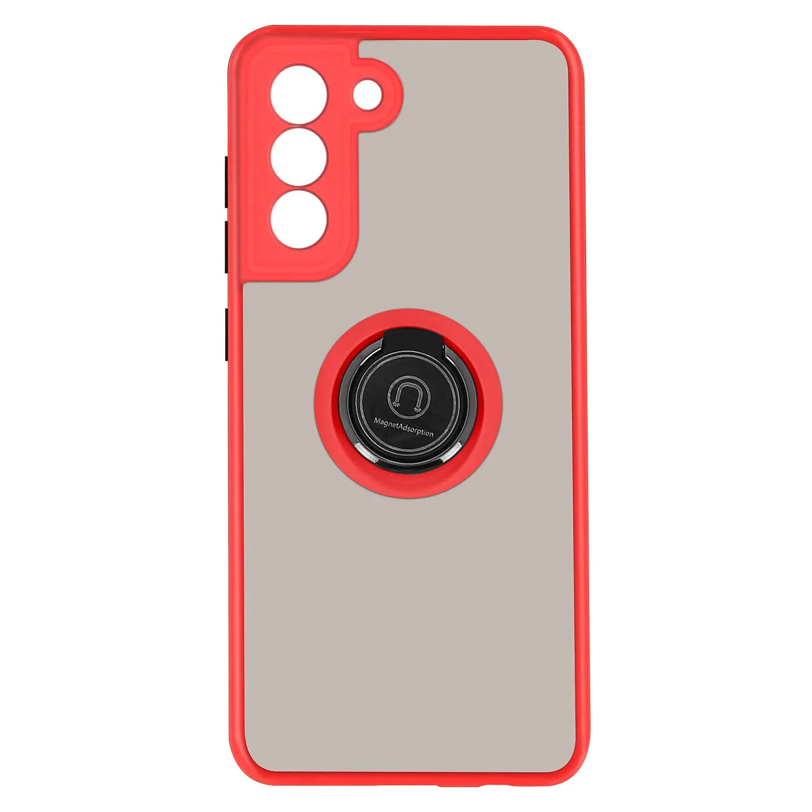 Avizar Coque pour Galaxy S21 FE Antichoc avec Anneau Magnétique Rotatif