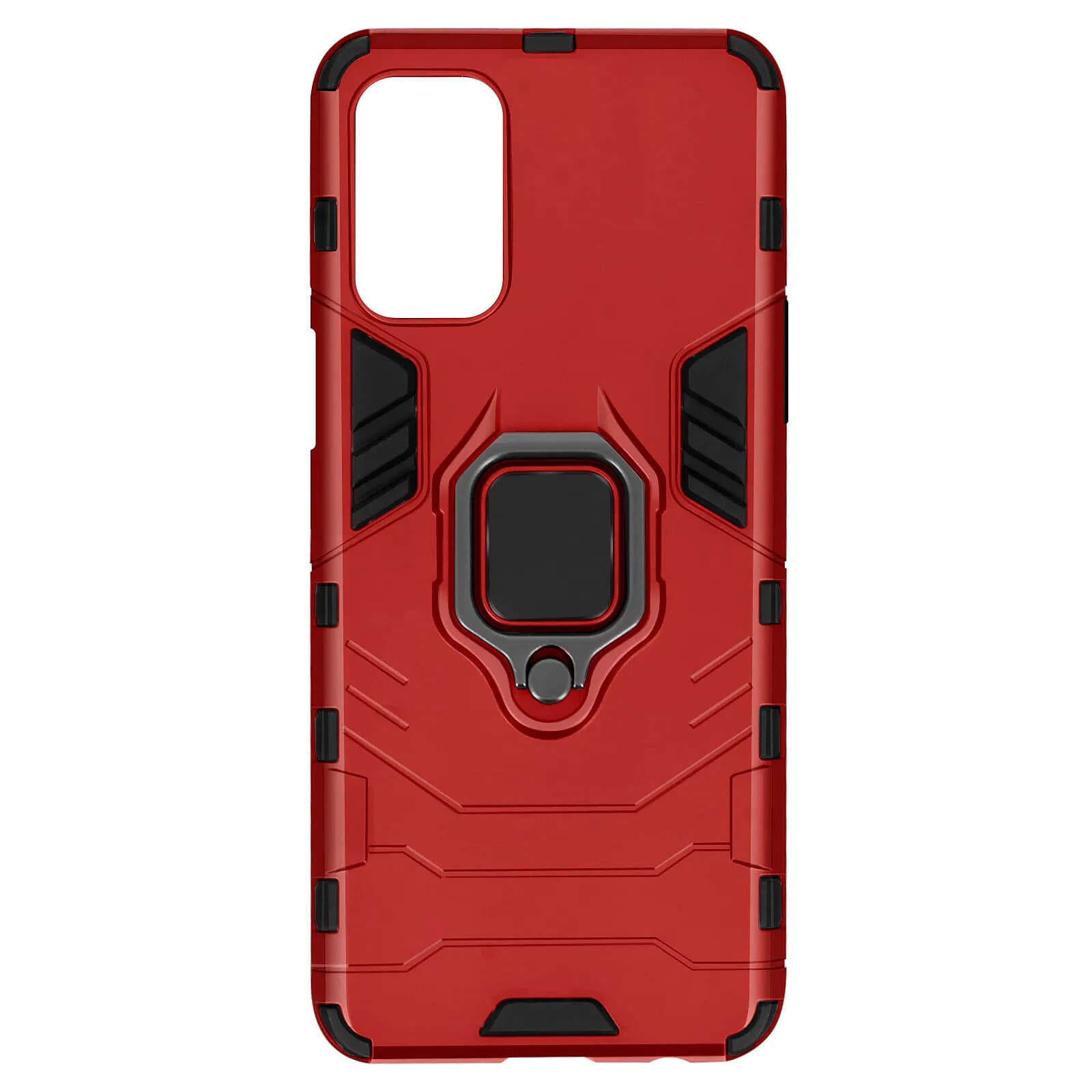 Avizar Coque pour Oppo A74 5G et A54 5G Hybride Antichoc Bague Métallique Support