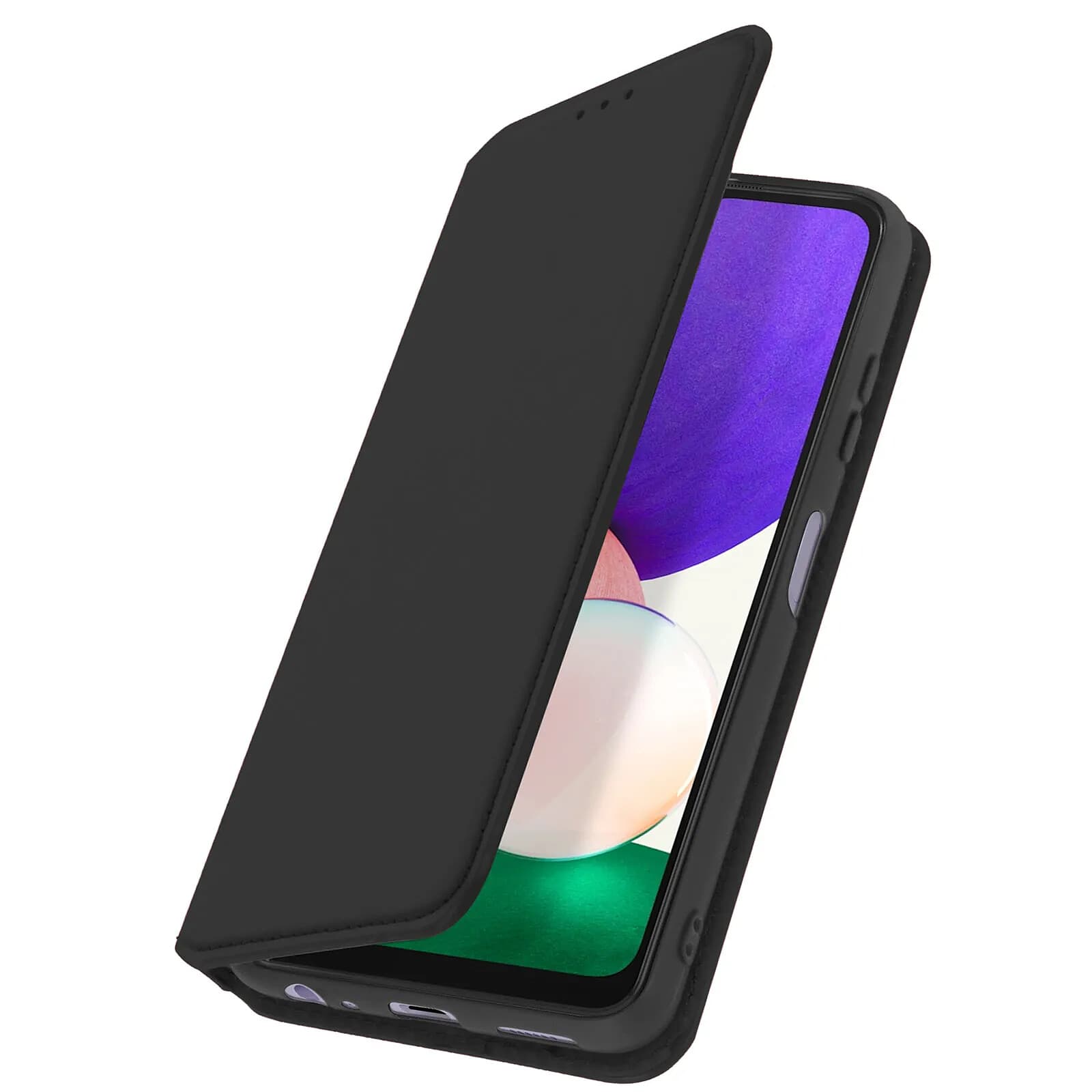 Avizar Etui Portefeuille pour Samsung Galaxy A22 5G Clapet Magnétique avec Support